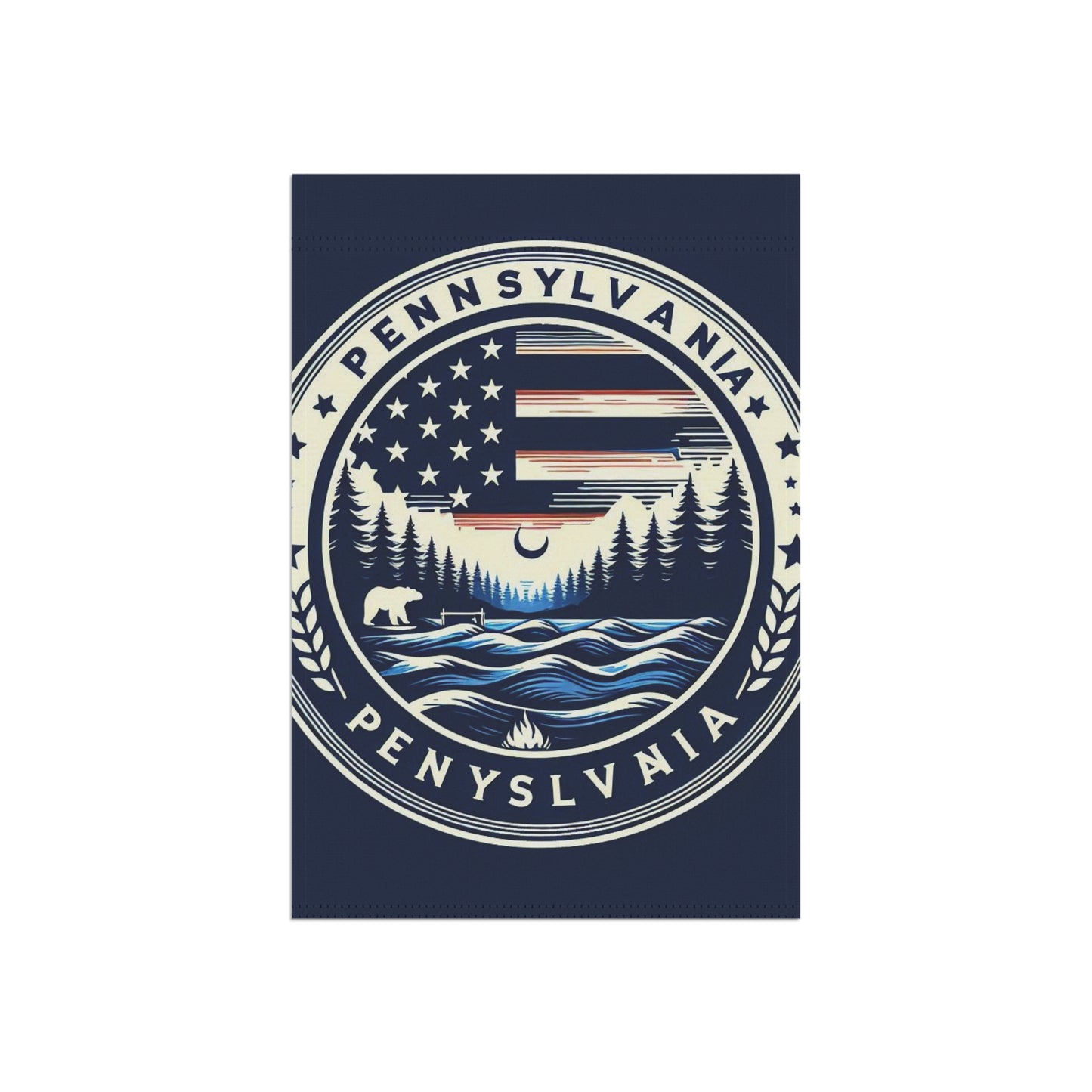 Flag Village Pennsylvania State Flag Sporting Garden & House Banner PA0003