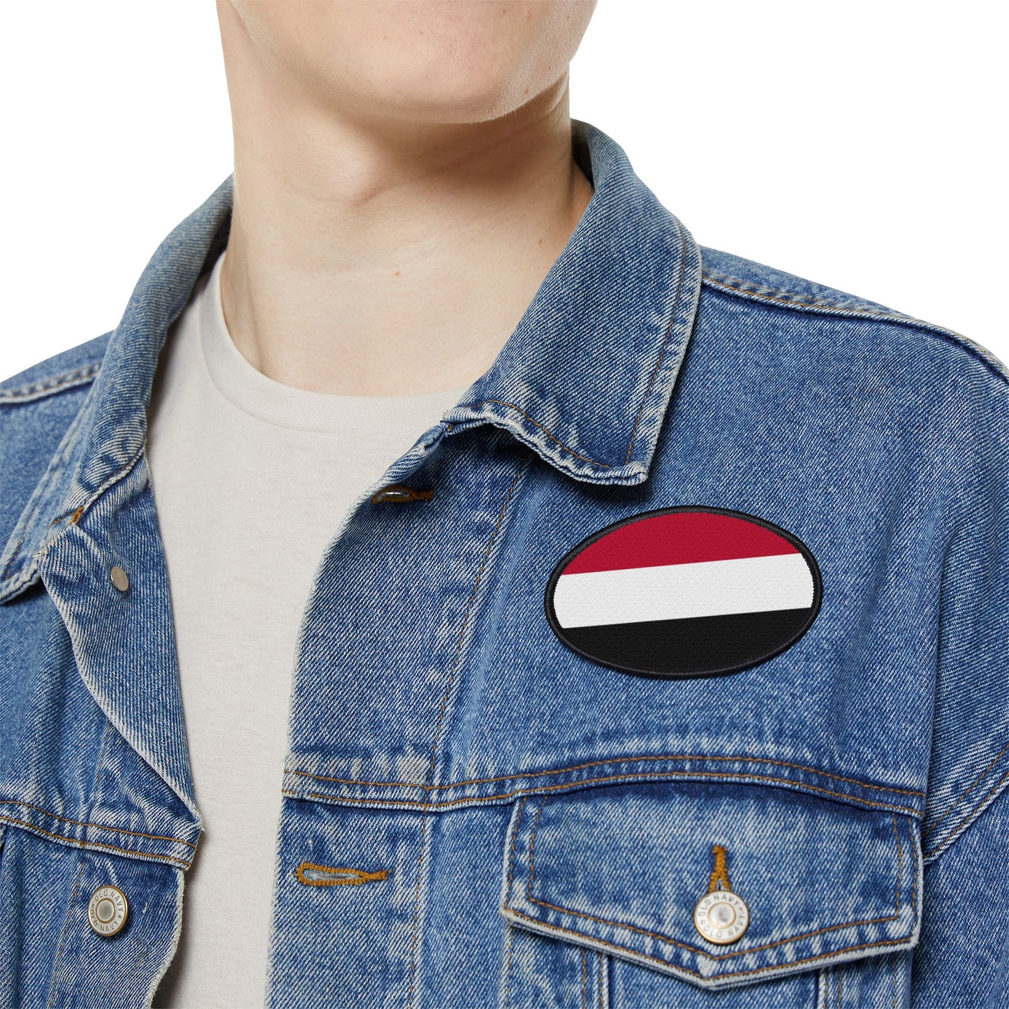Flag Village Yemen Flag Embroidery Iron-On Patches