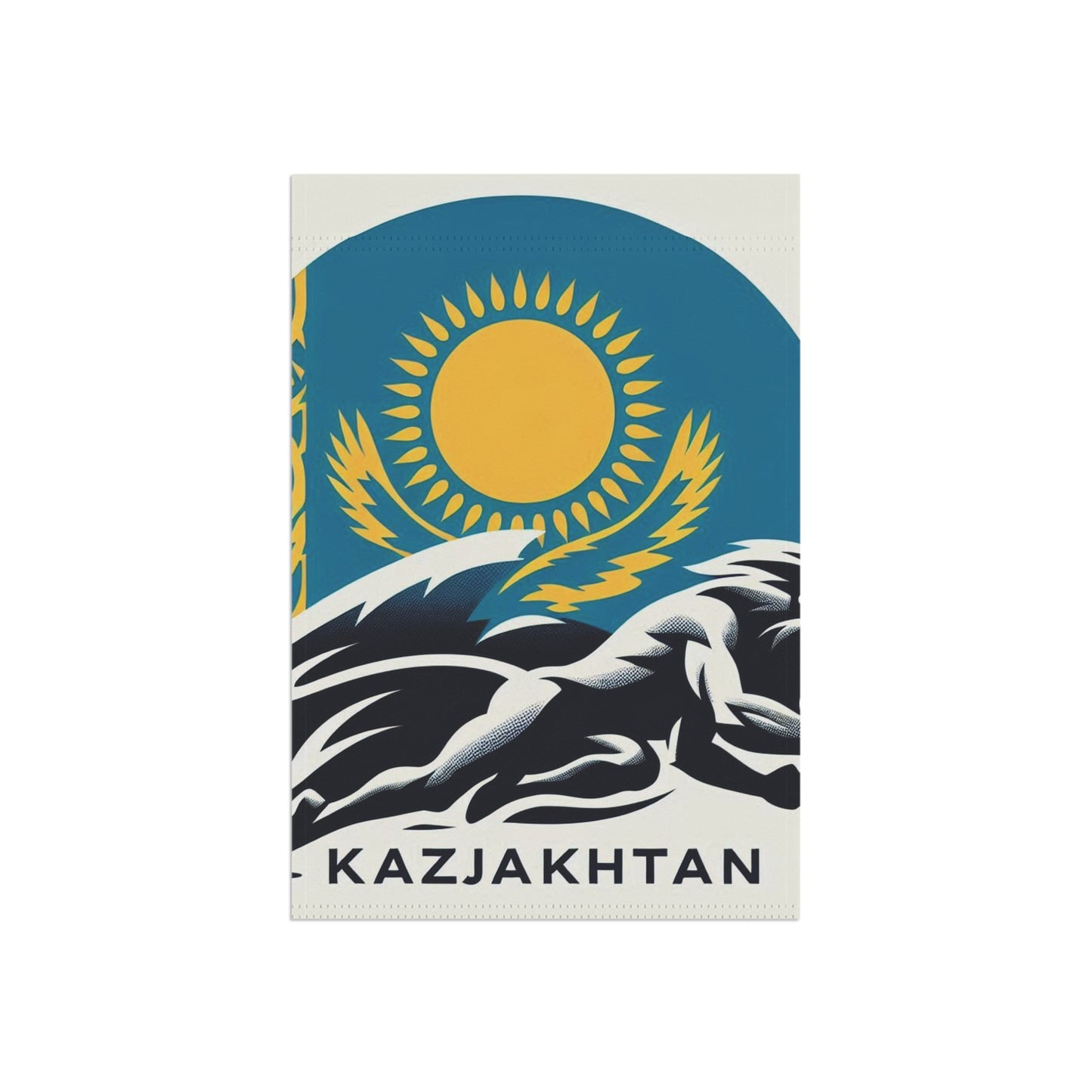 Flag Village Kazakhstan Flag Sporting Garden & House Banner KAZ0004