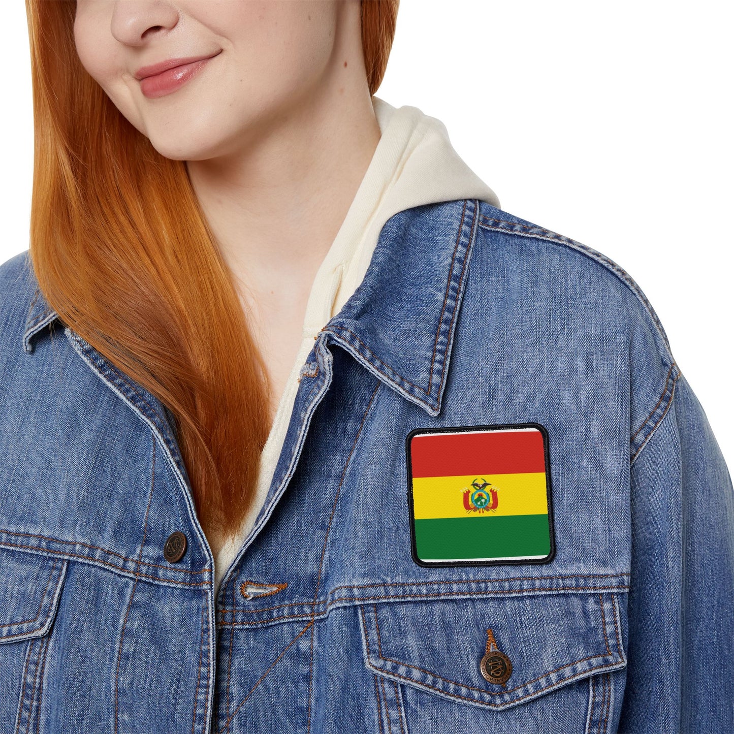 Flag Village Bolivia Flag Embroidery Iron-On Patches