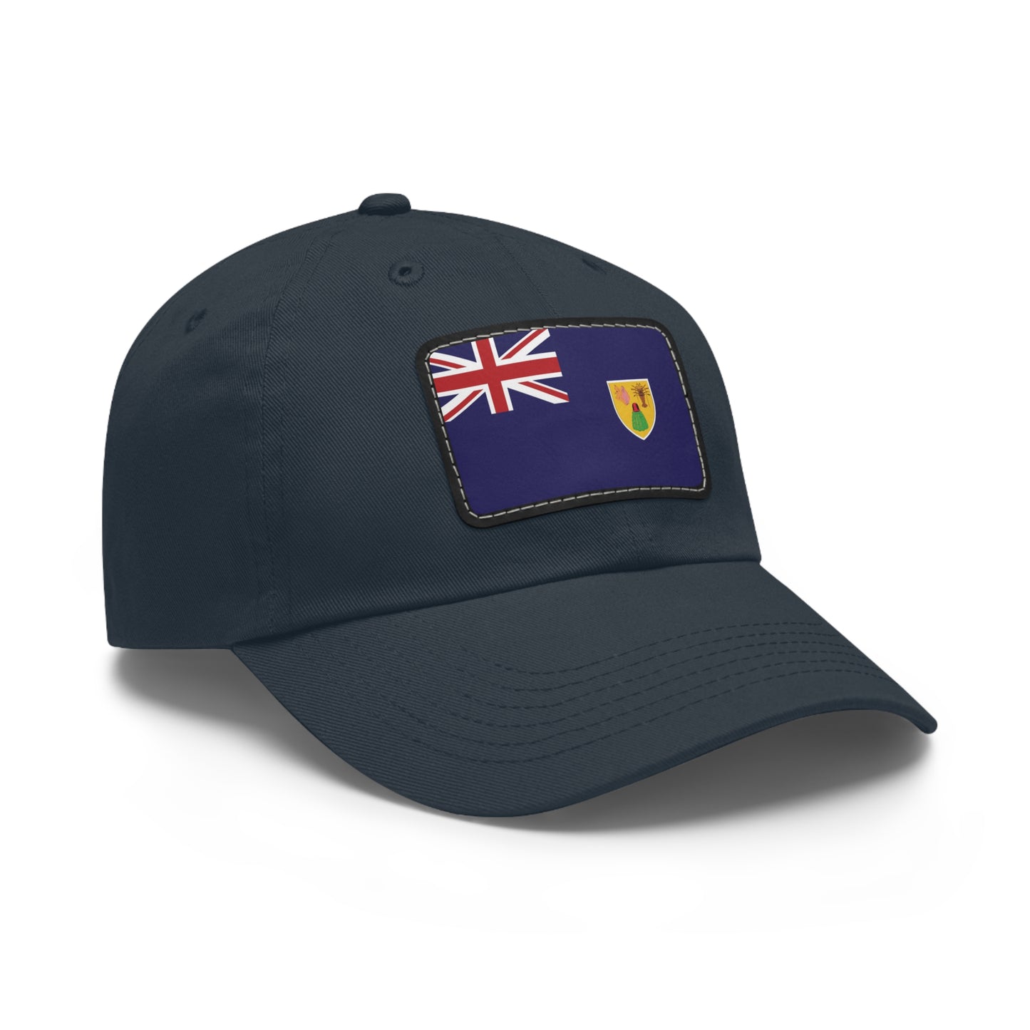 Flag Village Turks And Caicos Islands Flag Hat Cap with Leather Patch