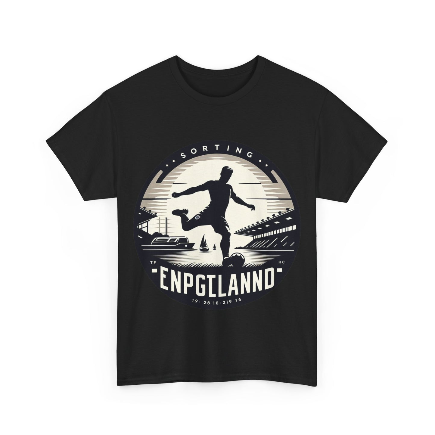 Flag Village England Sporting Flag T-SHIRT Heavy Cotton Tee GBR0004