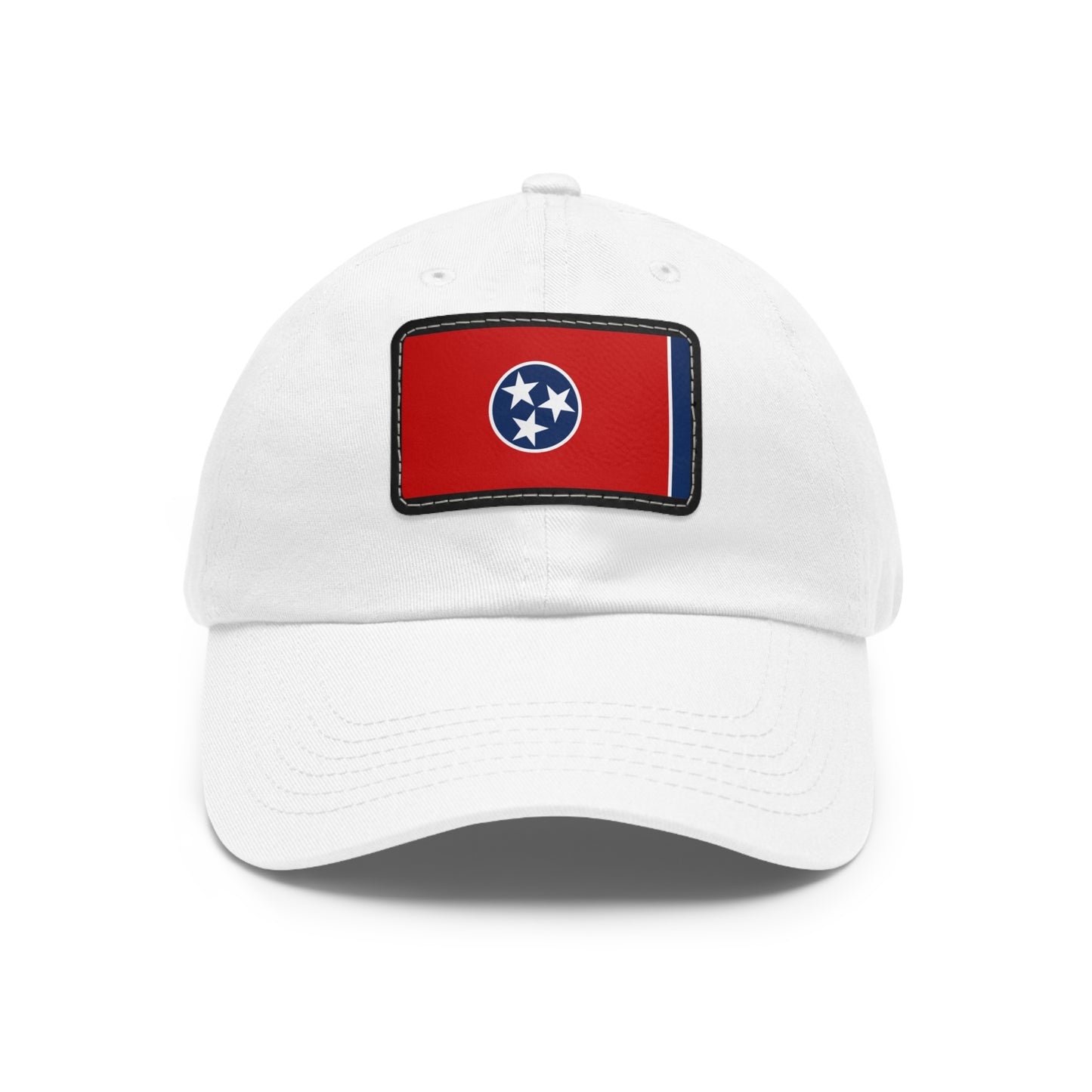 Flag Village USA Tennessee State Flag Hat Cap with Leather Patch