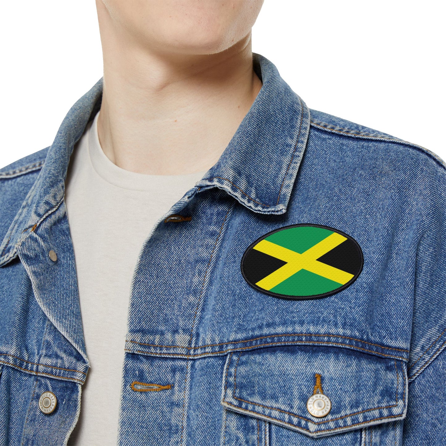 Flag Village Jamaica Flag Embroidery Iron-On Patches