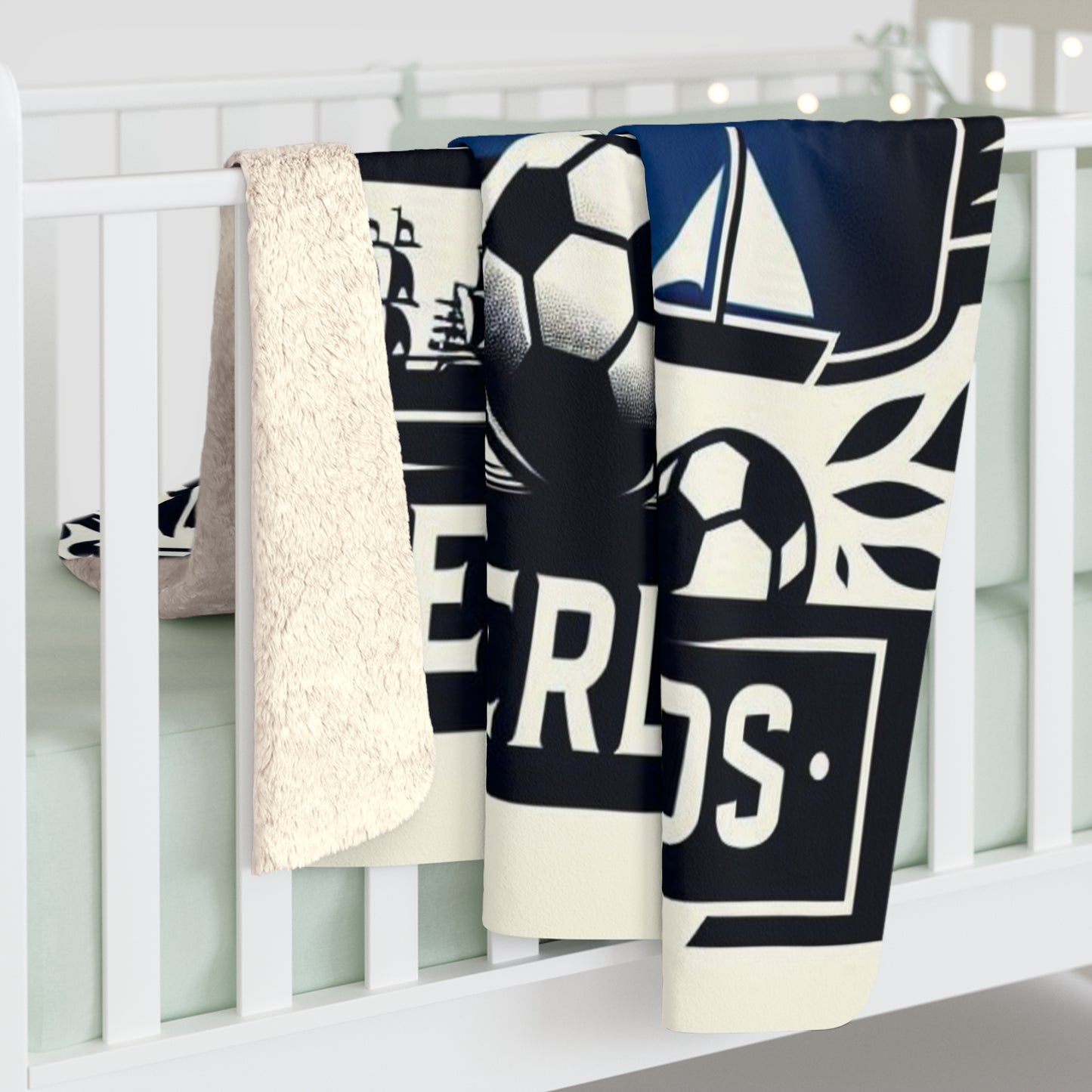 Flag Village Netherlands Sporting Flag Sherpa Fleece Blanket NLD0009