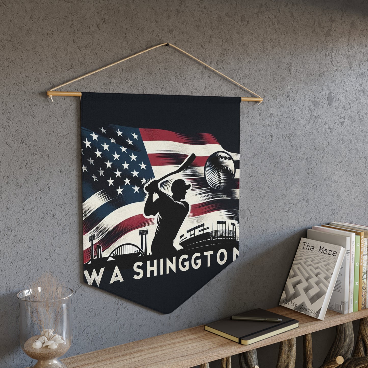 Flag Village Washington State Flag Pennant Sporting Home Wall decoration WA0002