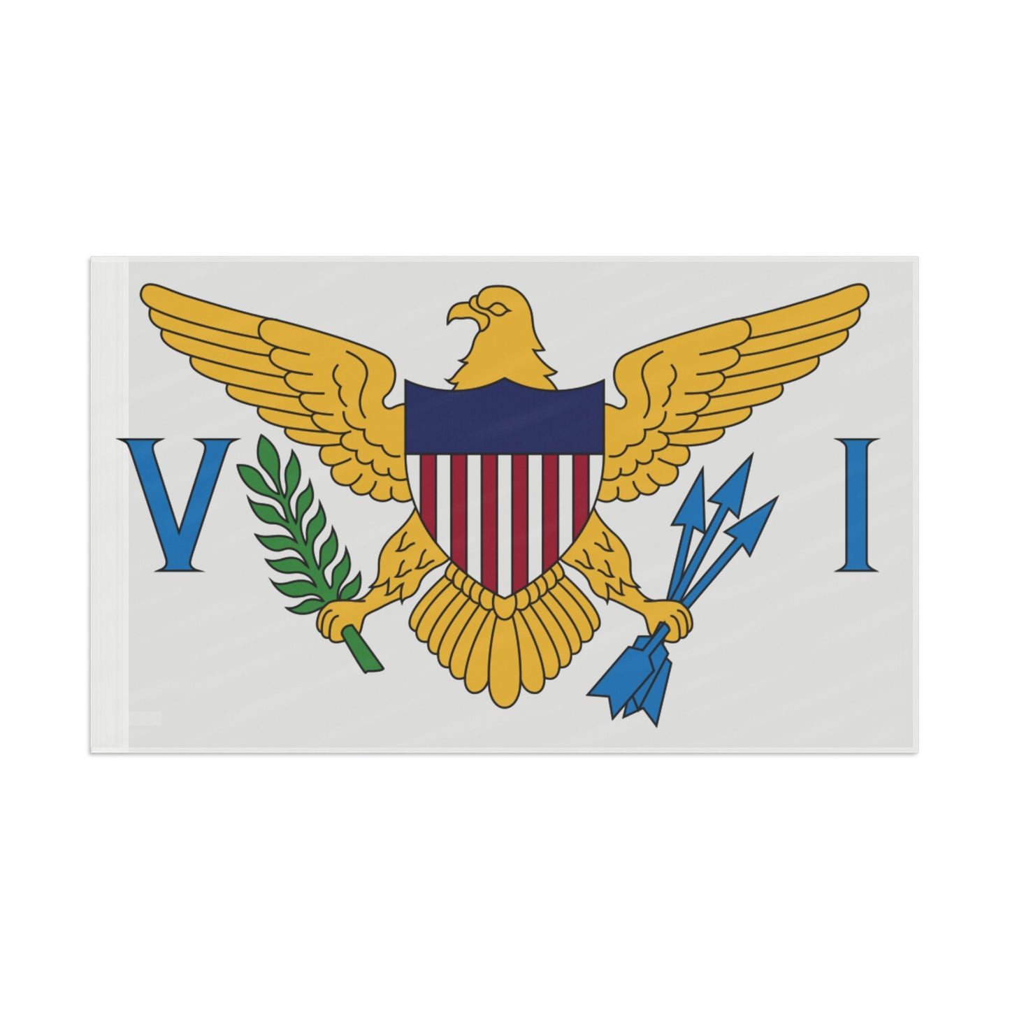 Flag Village USA U.S. Virgin Islands State Flag 18" x 12" / 36" x 24" / 60" x 36"