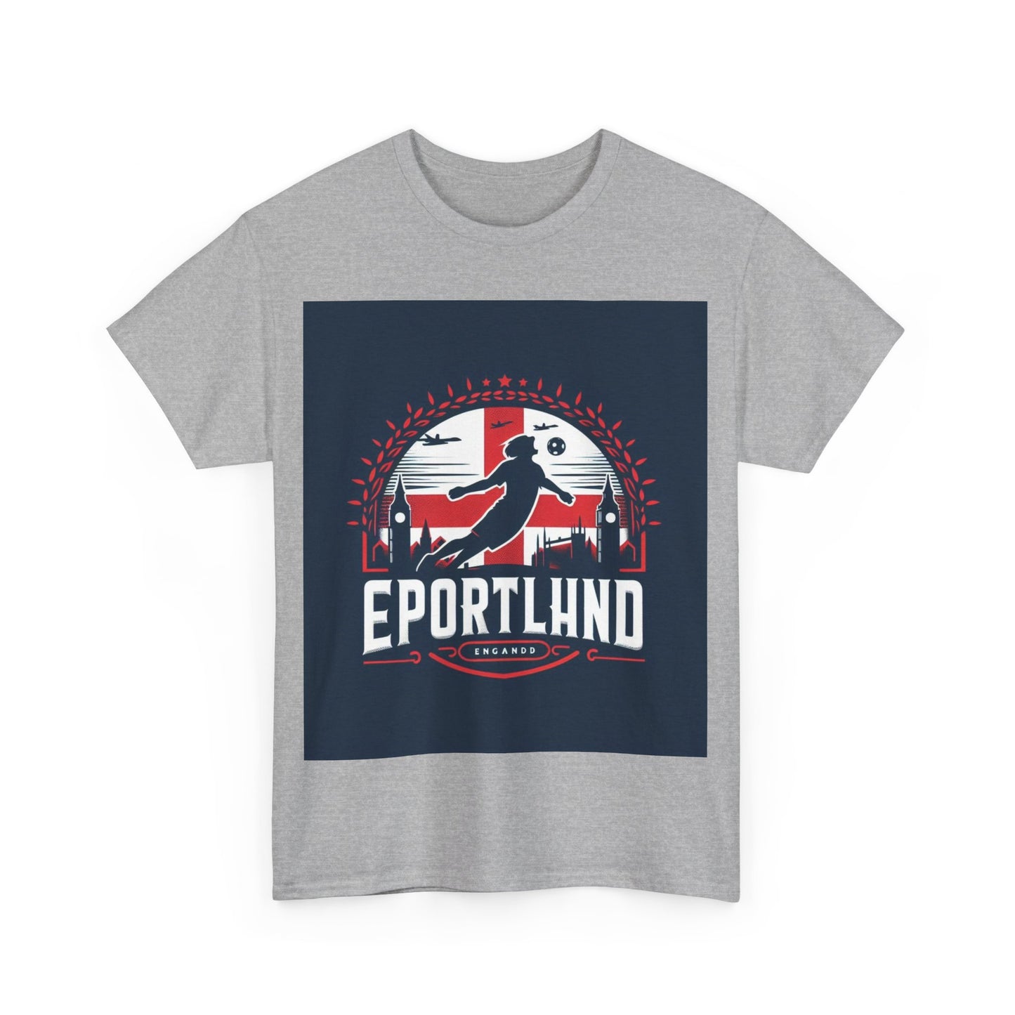 Flag Village England Sporting Flag T-SHIRT Heavy Cotton Tee GBR0003