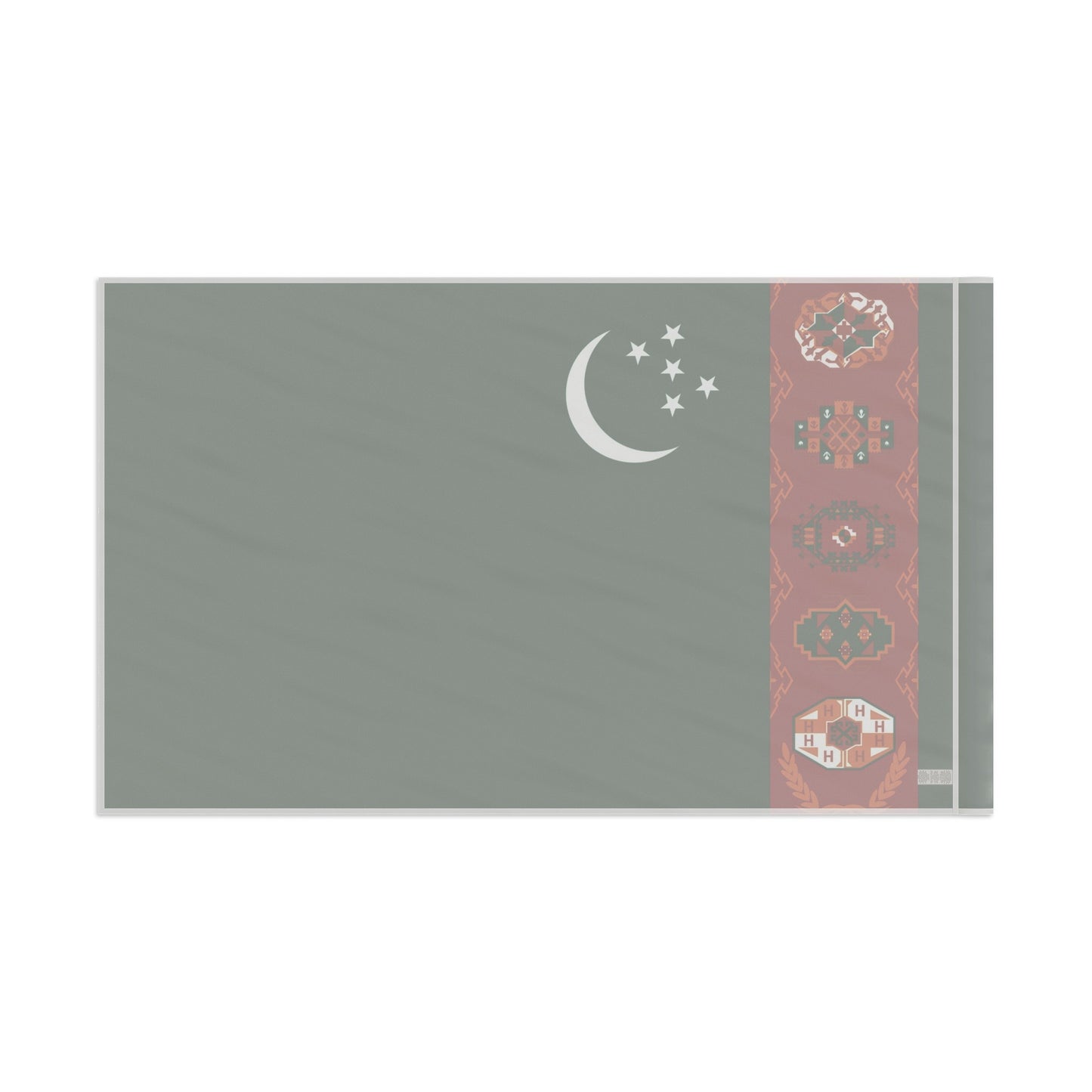 Flag Village Turkmenistan Flag 18" x 12" / 36" x 24" / 60" x 36"