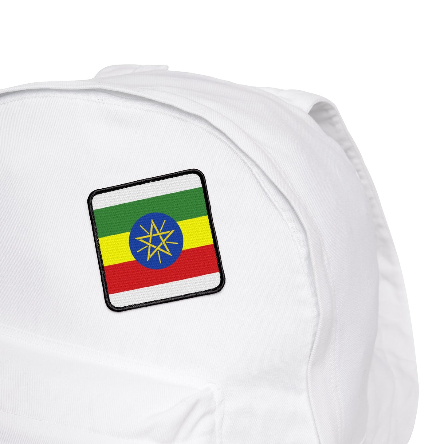 Flag Village Ethiopia Flag Embroidery Iron-On Patches