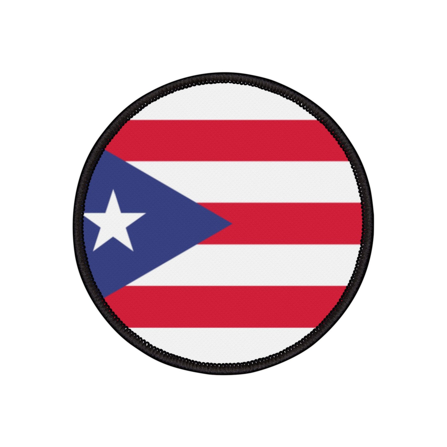 Flag Village Puerto Rico Flag Embroidery Iron-On Patches