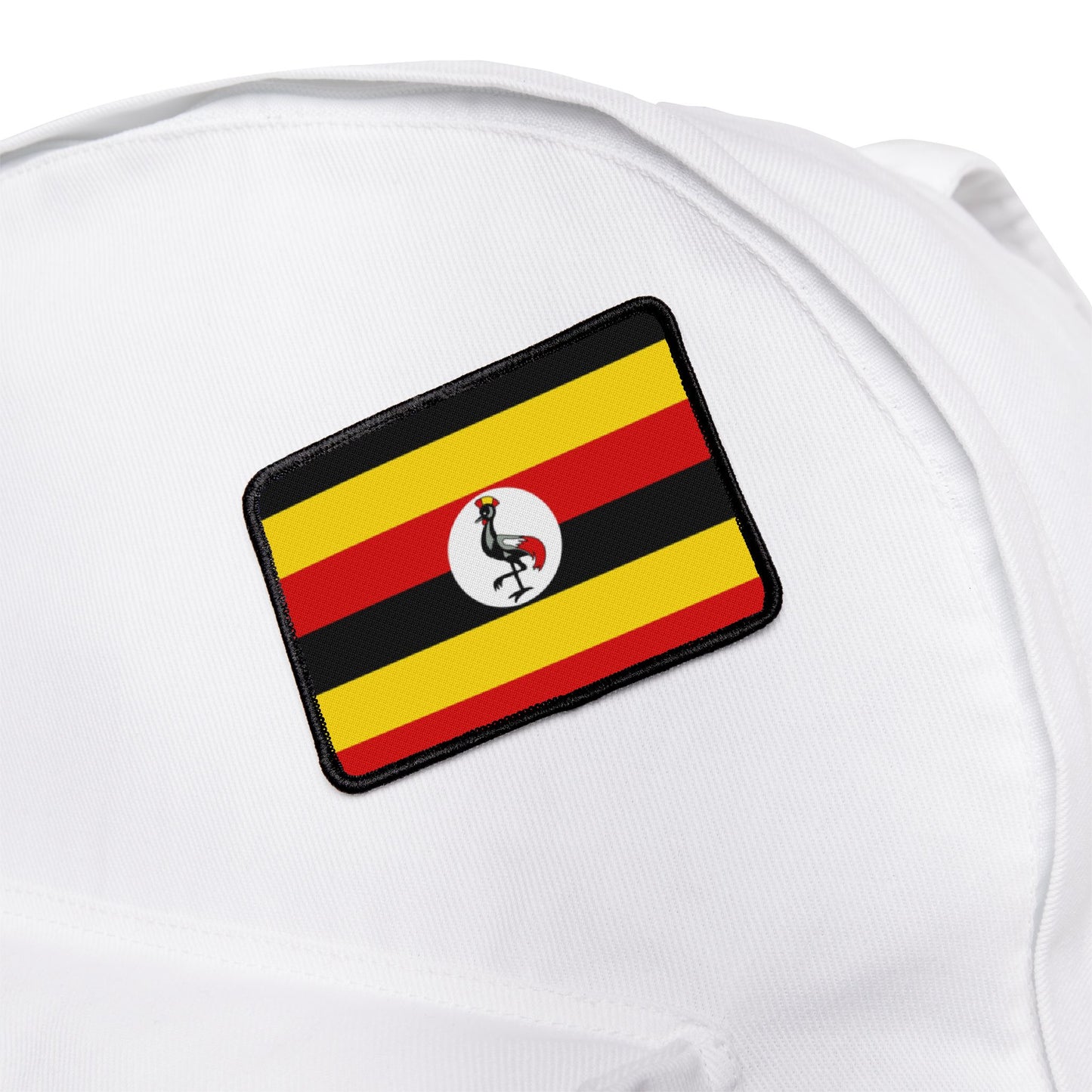 Flag Village Uganda Flag Embroidery Iron-On Patches
