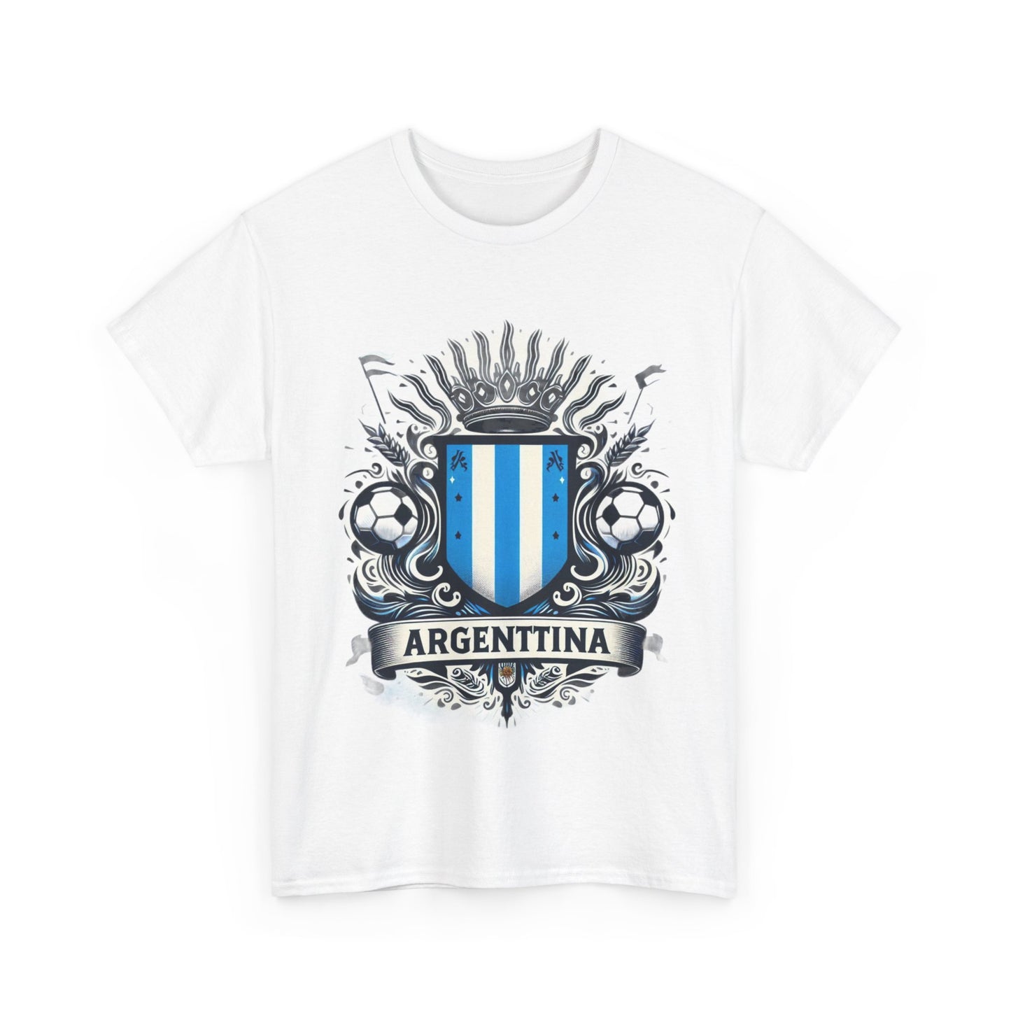 Flag Village Argentina Sporting Flag T-SHIRT Heavy Cotton Tee ARG0004