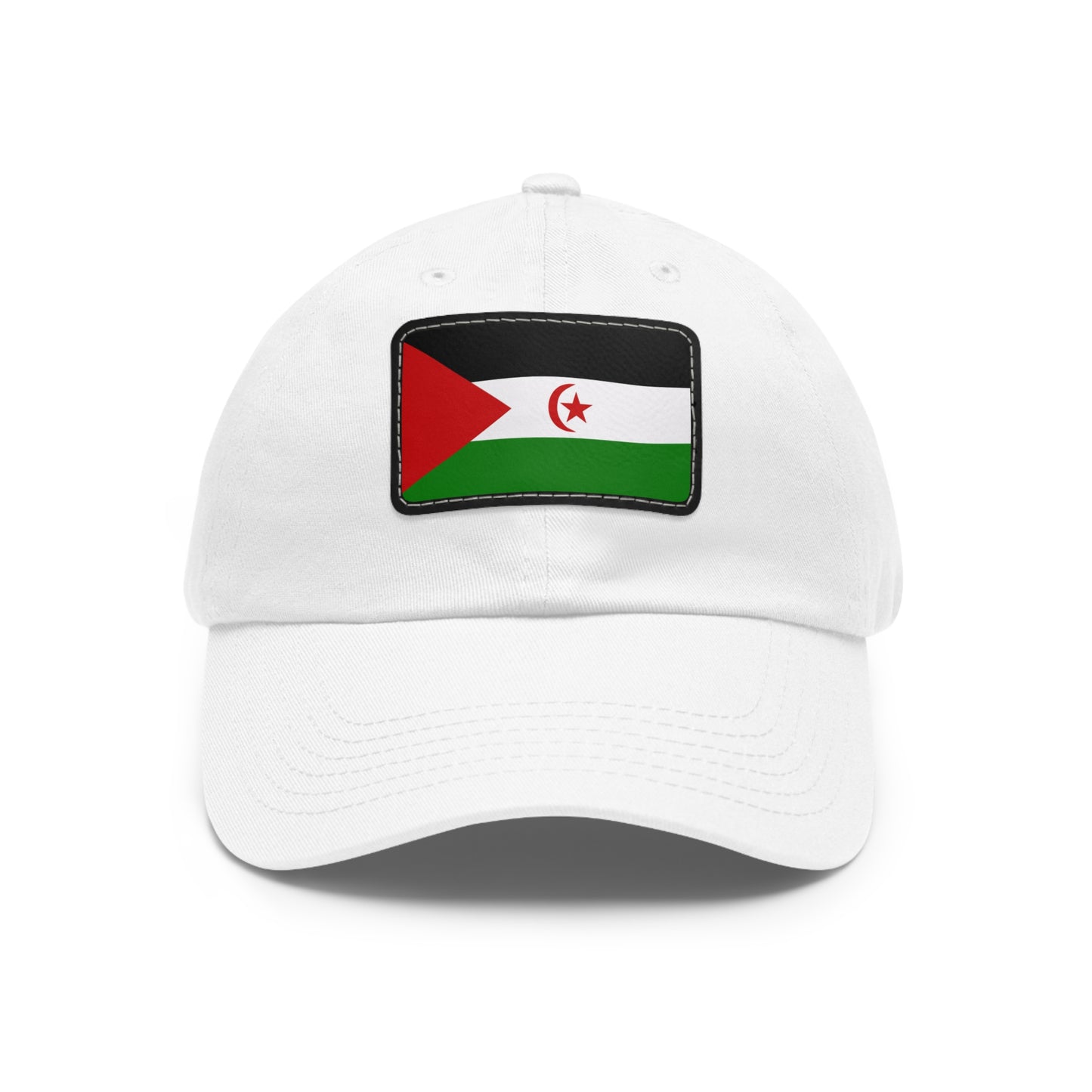 Flag Village Western Sahara Flag Hat Cap with Leather Patch