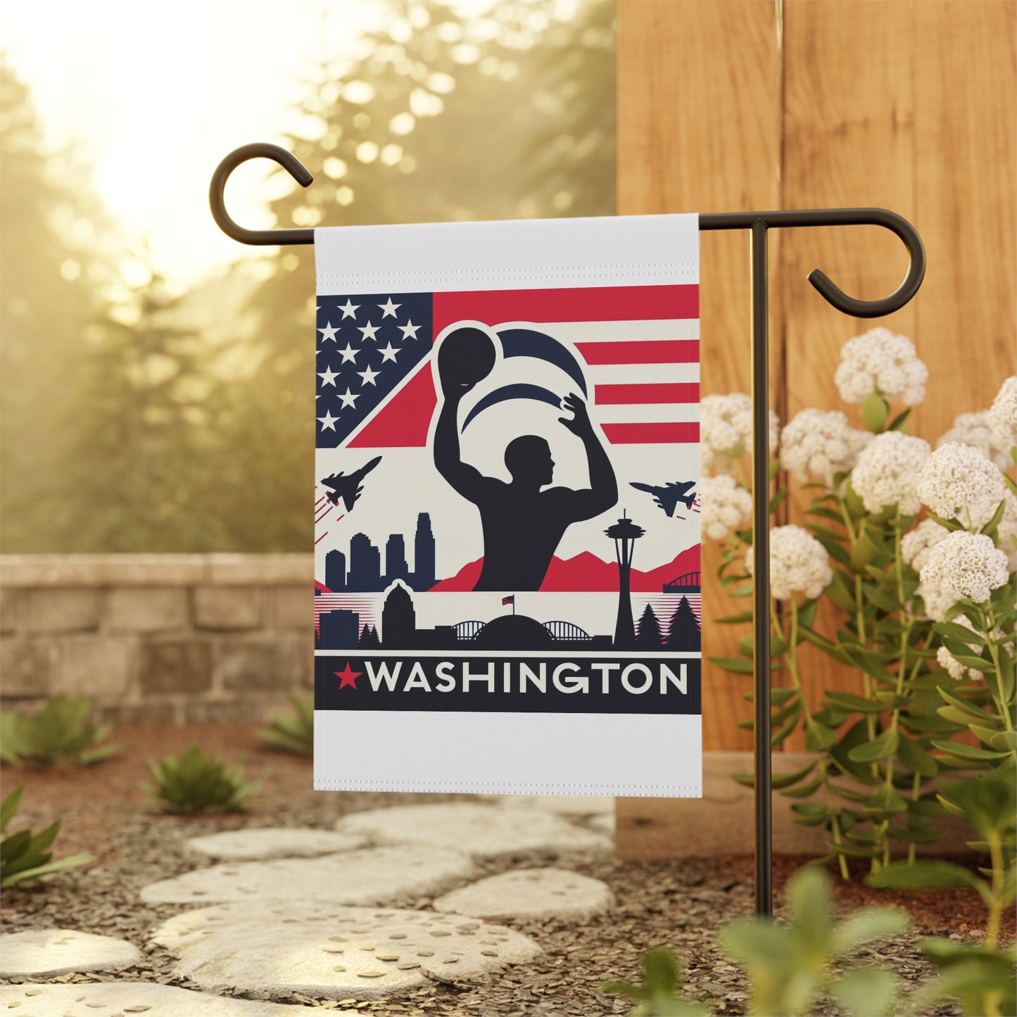 Flag Village Washington State Flag Sporting Garden & House Banner WA0003