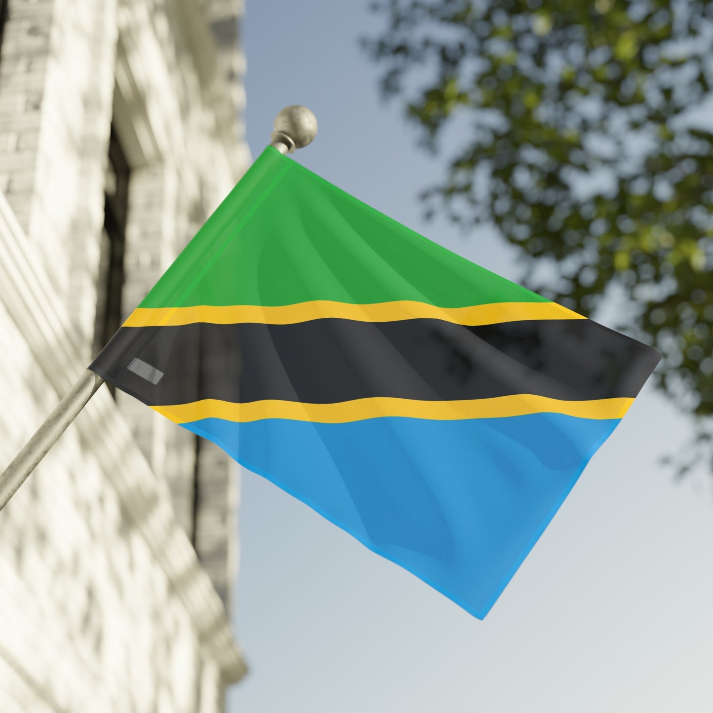 Flag Village Tanzania Flag 18" x 12" / 36" x 24" / 60" x 36"