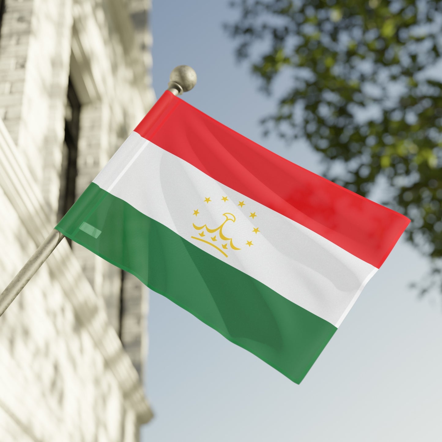Flag Village Tajikistan Flag 18" x 12" / 36" x 24" / 60" x 36"
