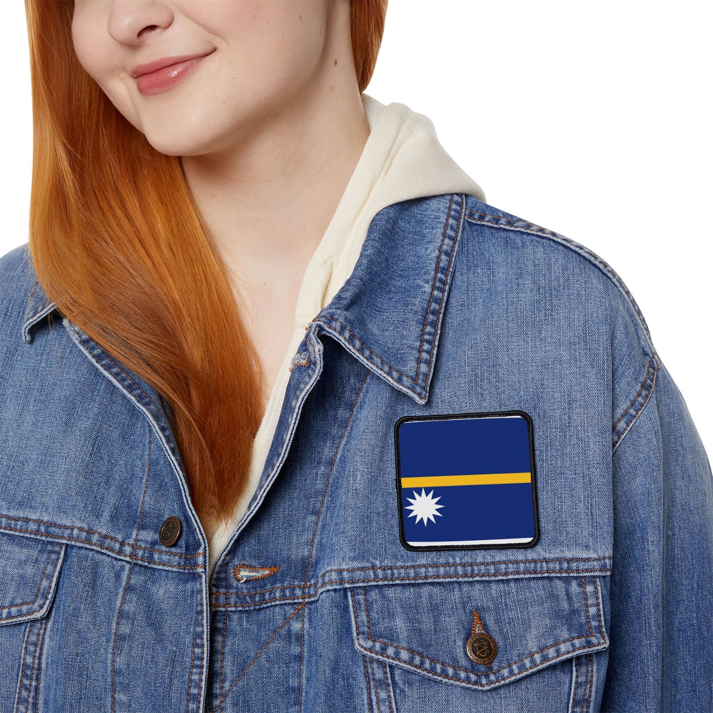 Flag Village Nauru Flag Embroidery Iron-On Patches