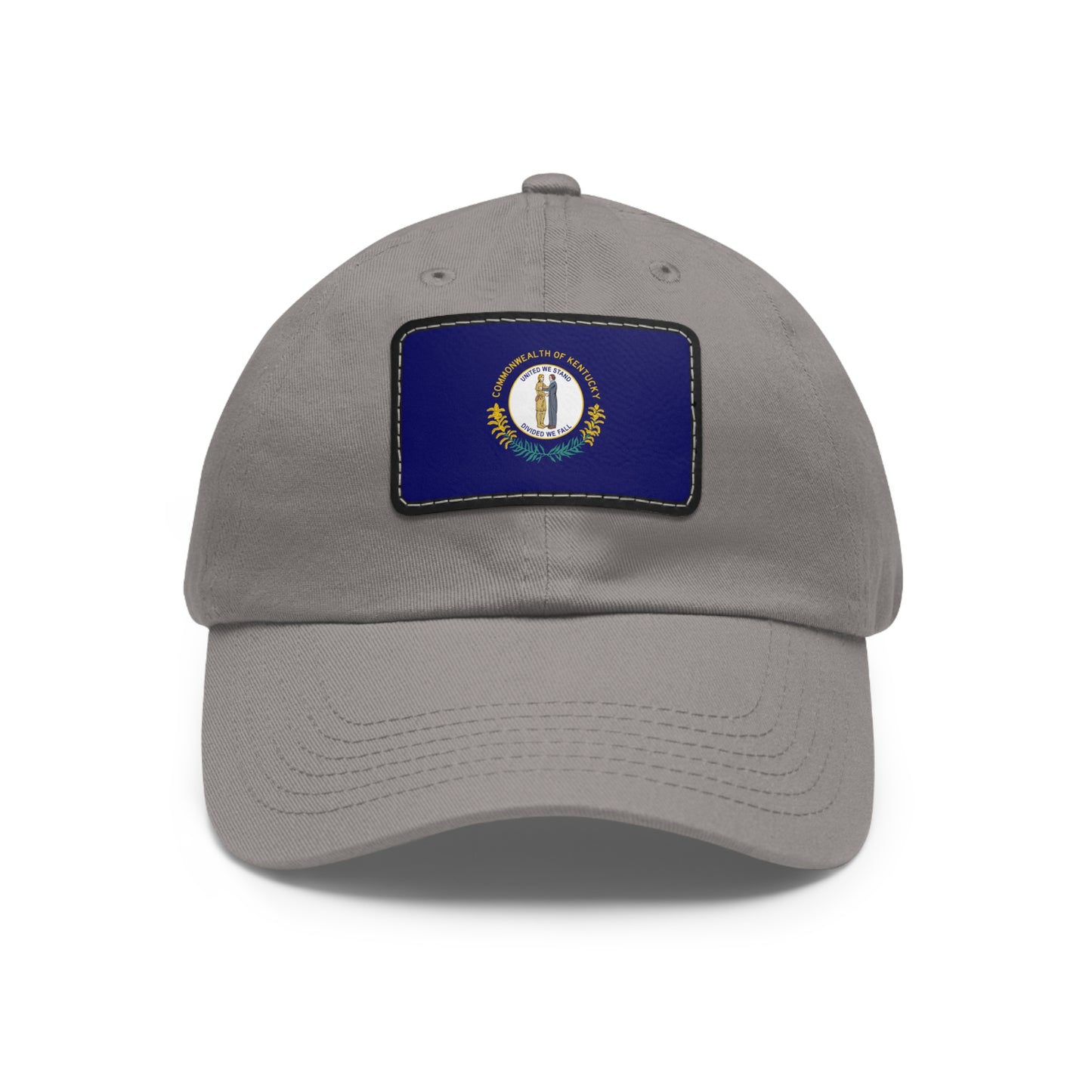 Flag Village USA Kentucky State Flag Hat Cap with Leather Patch