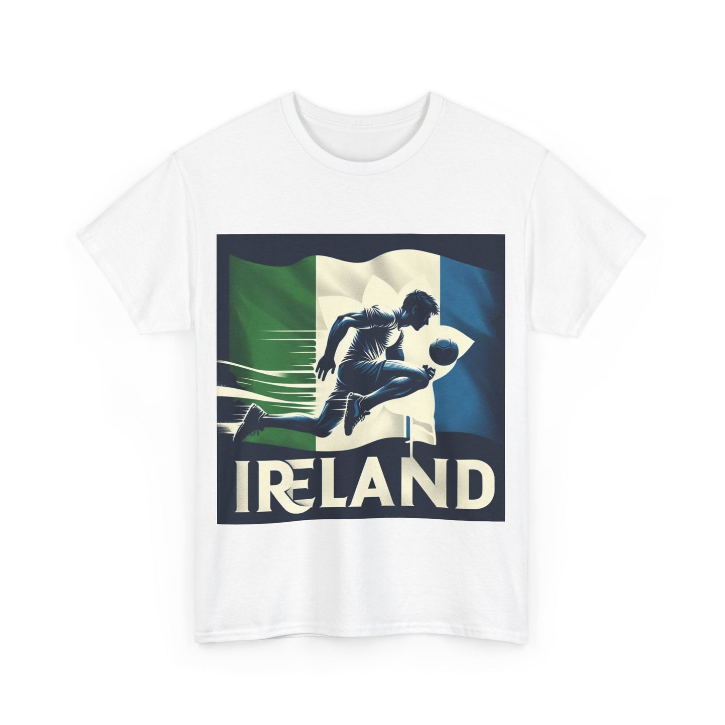 Flag Village Ireland Sporting Flag T-SHIRT Heavy Cotton Tee IRL0008