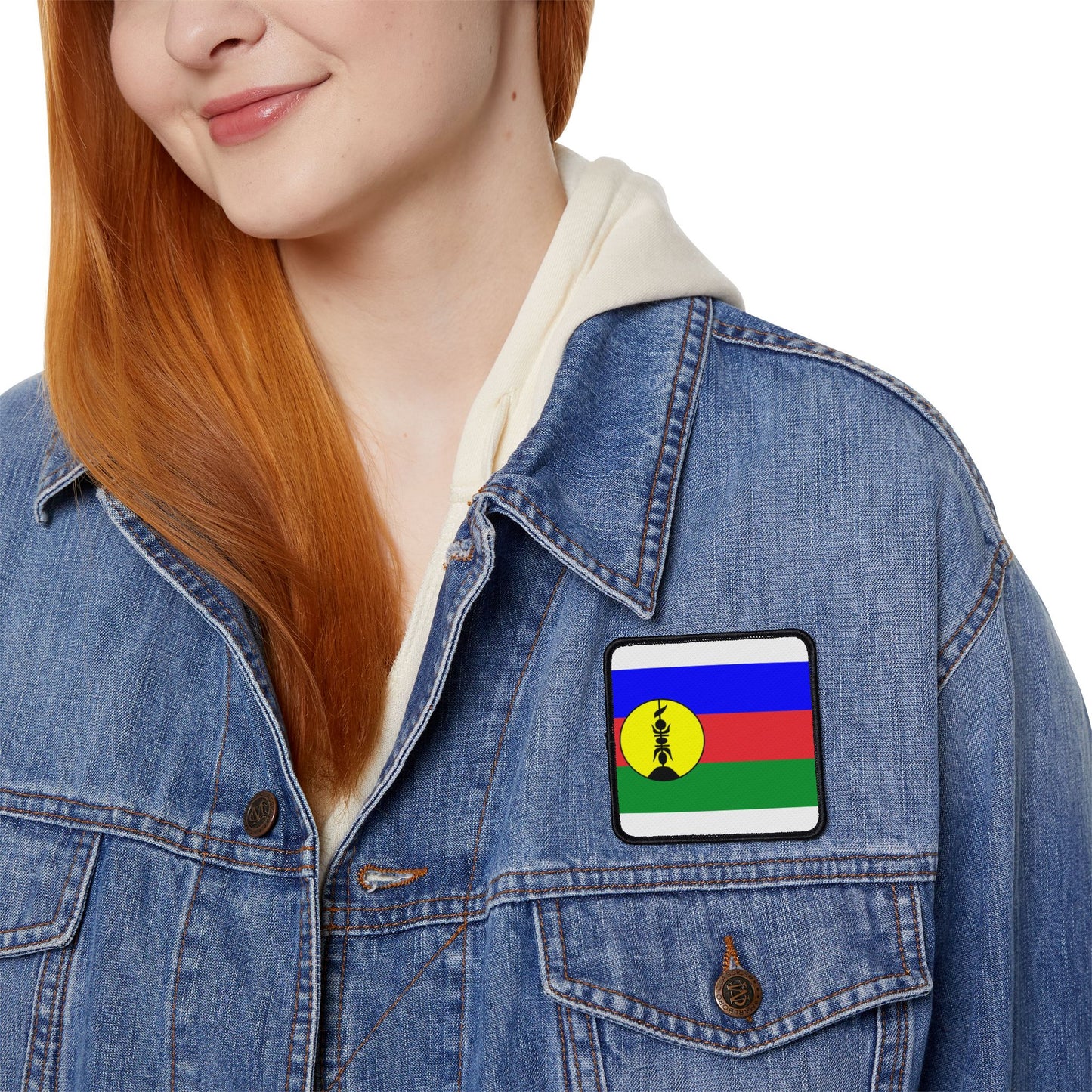 Flag Village New Caledonia Flag Embroidery Iron-On Patches