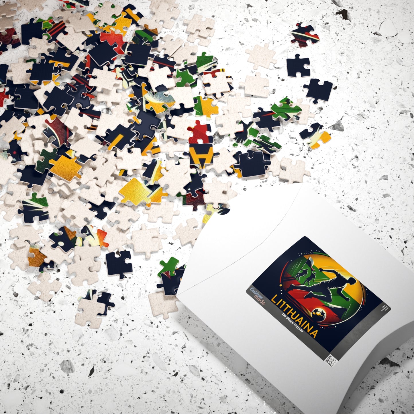 Flag Village Lithuania Sporting Flag Puzzle (110, 252, 520, 1014-piece) LTU0003