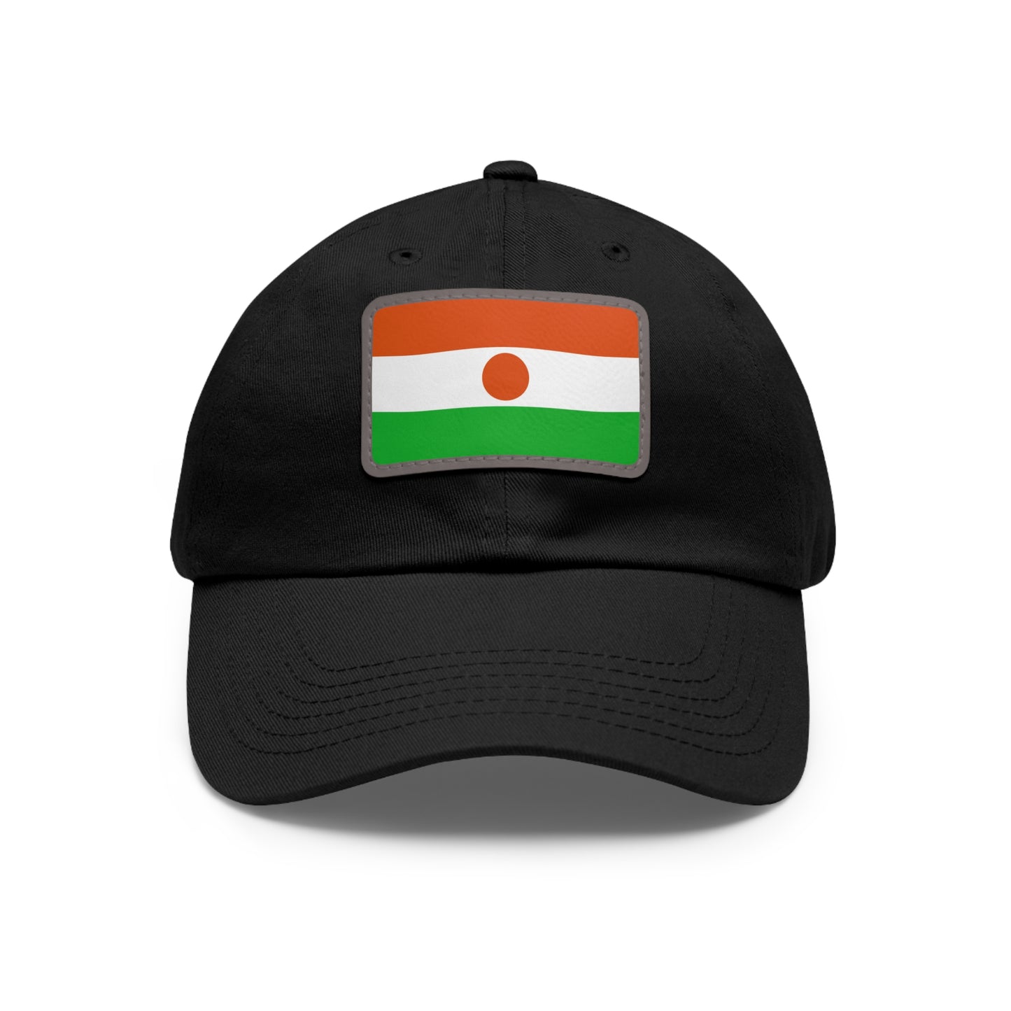 Flag Village Niger Flag Hat Cap with Leather Patch