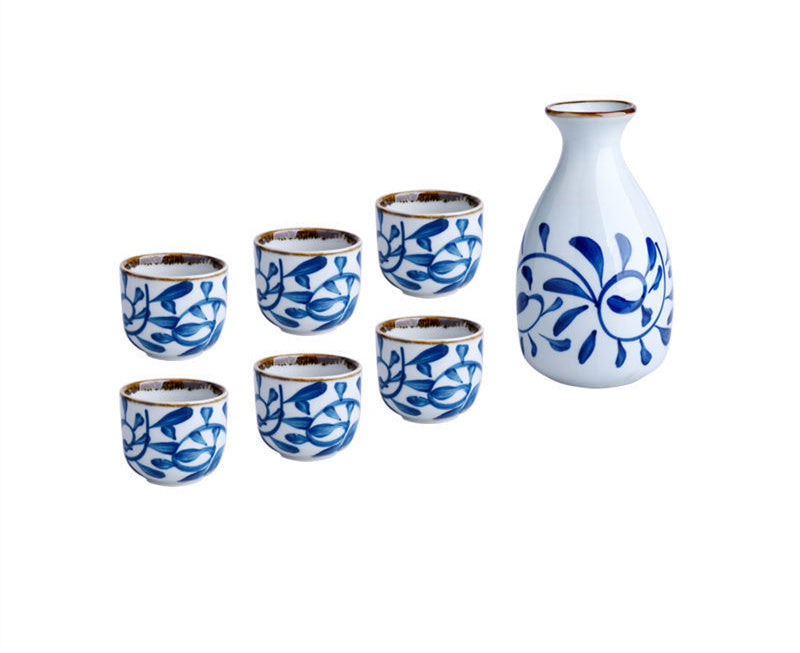 Flag Village Pure Color Wine Gift Box Set Ceramic Gift
