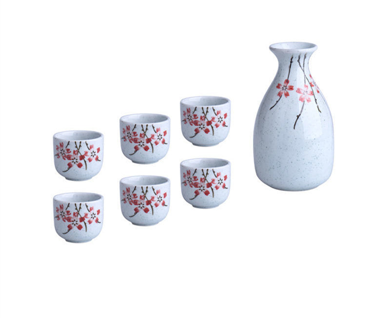 Flag Village Pure Color Wine Gift Box Set Ceramic Gift