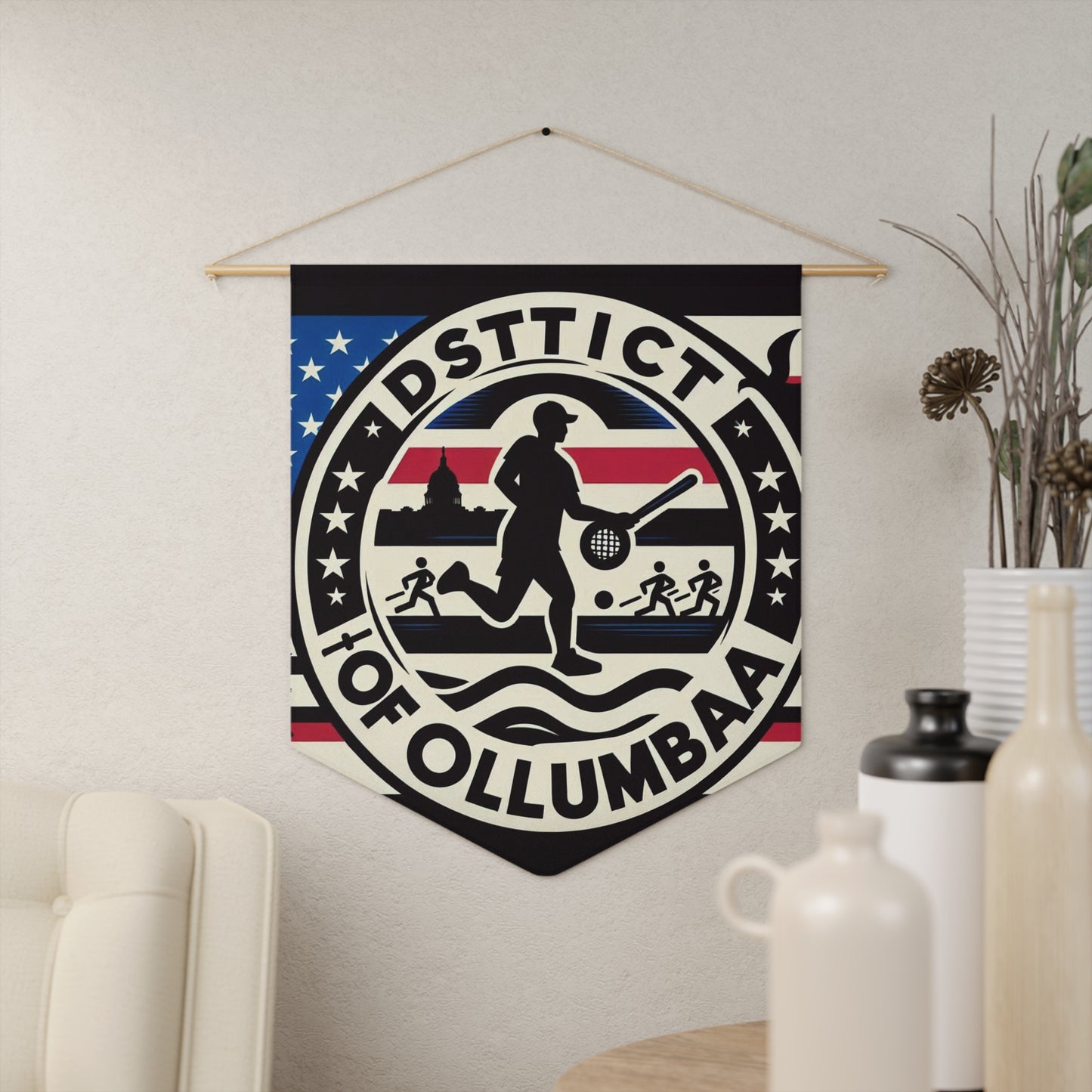 Flag Village Washington DC State Flag Pennant Sporting Home Wall decoration DC0001