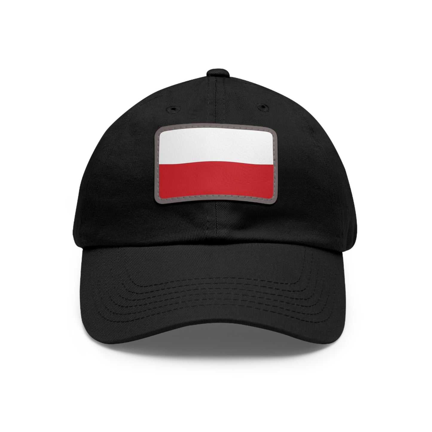 Flag Village Poland Flag Hat Cap with Leather Patch
