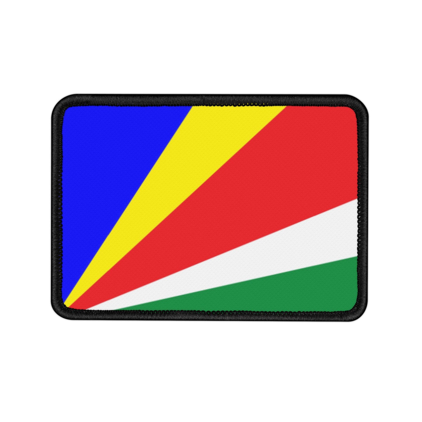 Flag Village Seychelles Flag Embroidery Iron-On Patches