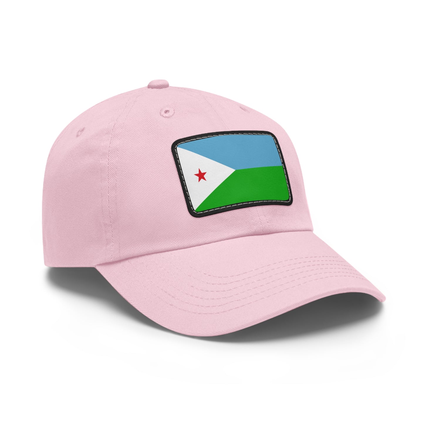 Flag Djibouti Flag Hat Cap with Leather Patch