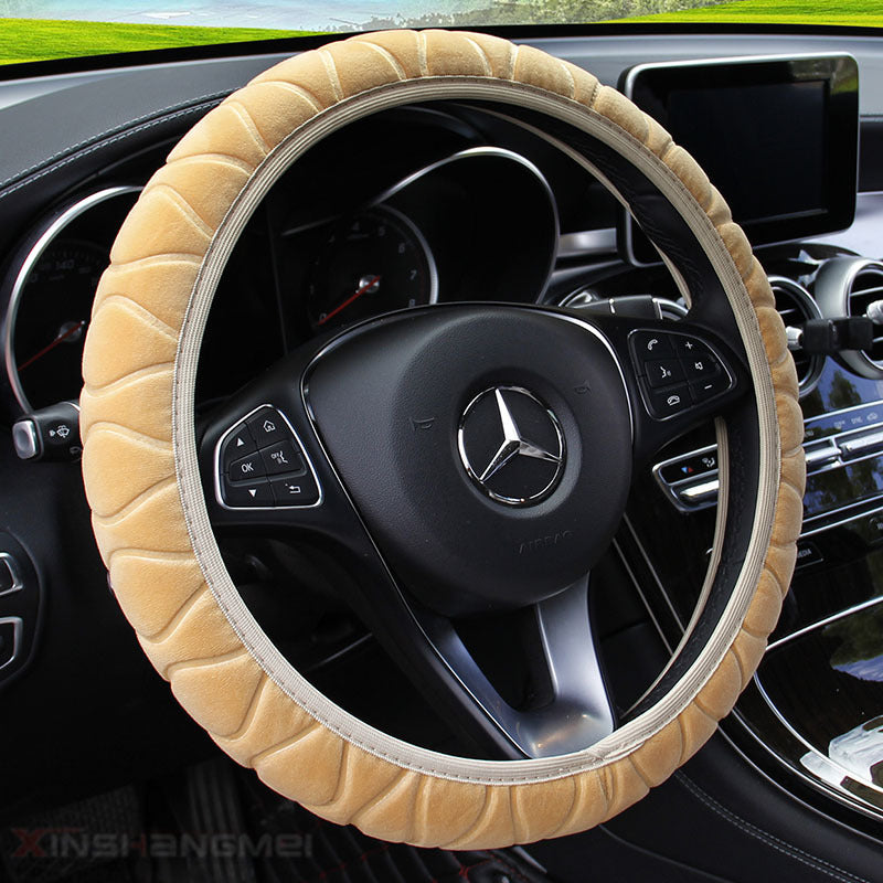 Flag Village Auto Tools Car plush steering wheel cover