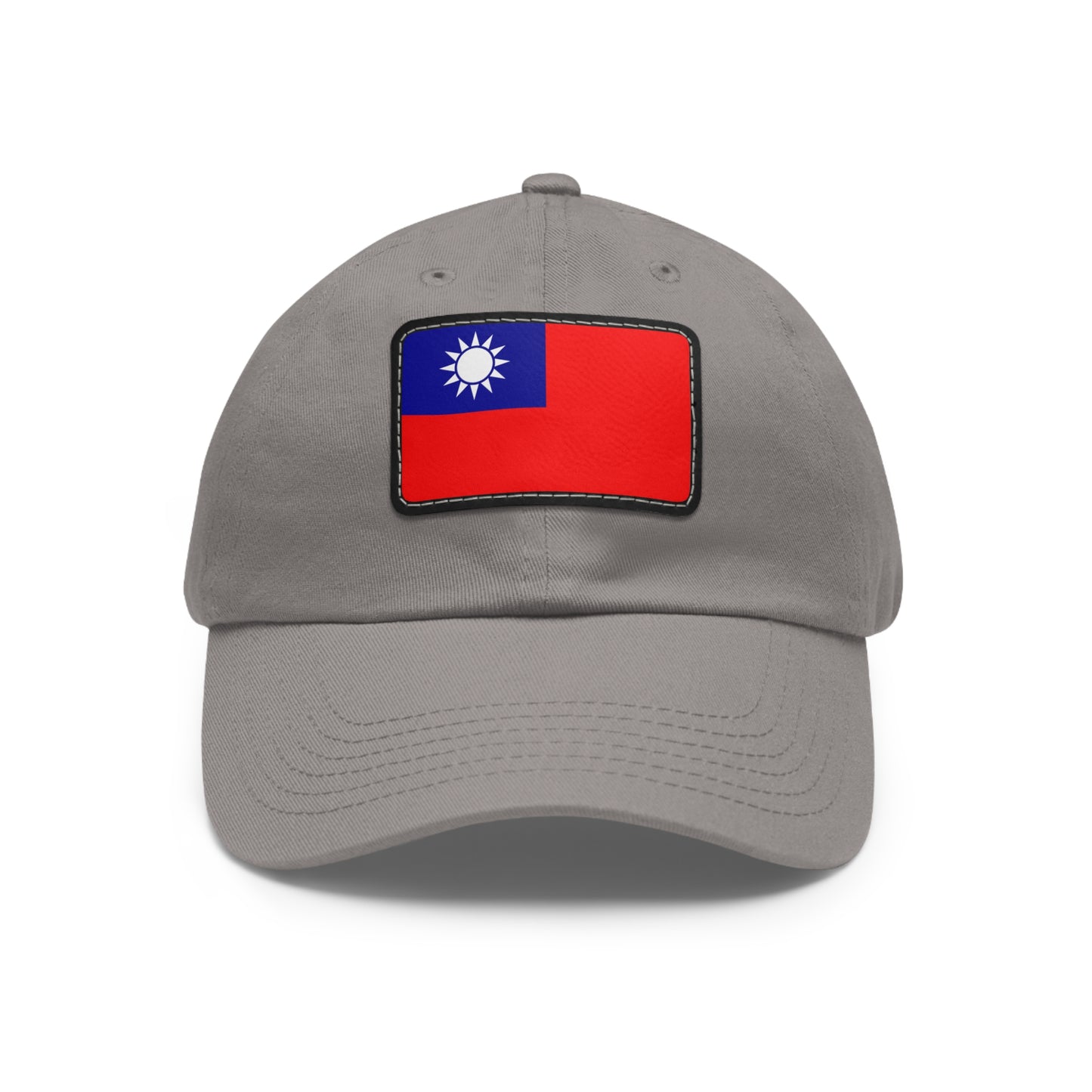 Flag Village Taiwan Flag Hat Cap with Leather Patch
