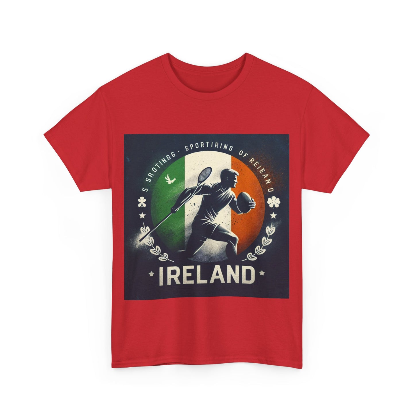 Flag Village Ireland Sporting Flag T-SHIRT Heavy Cotton Tee IRL0003