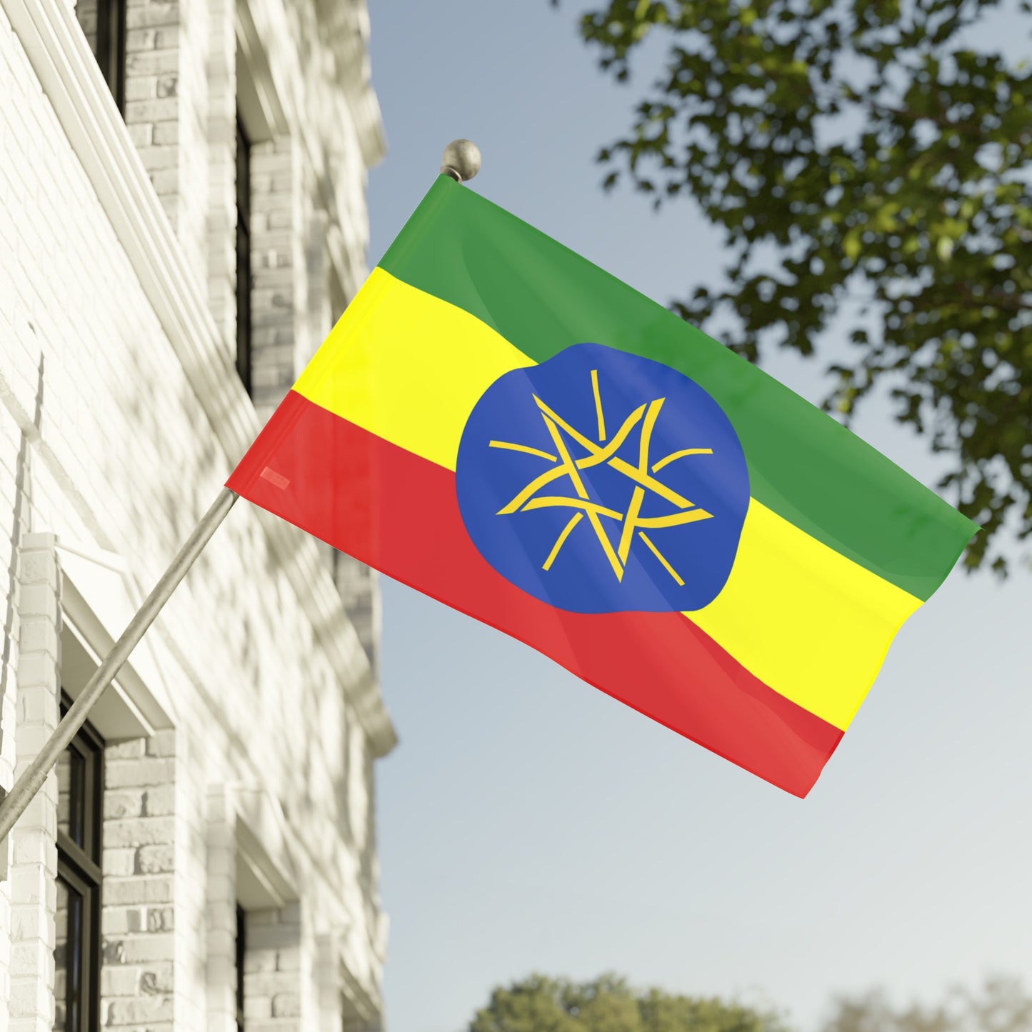 Flag Village Ethiopia Flag 18" x 12" / 36" x 24" / 60" x 36"