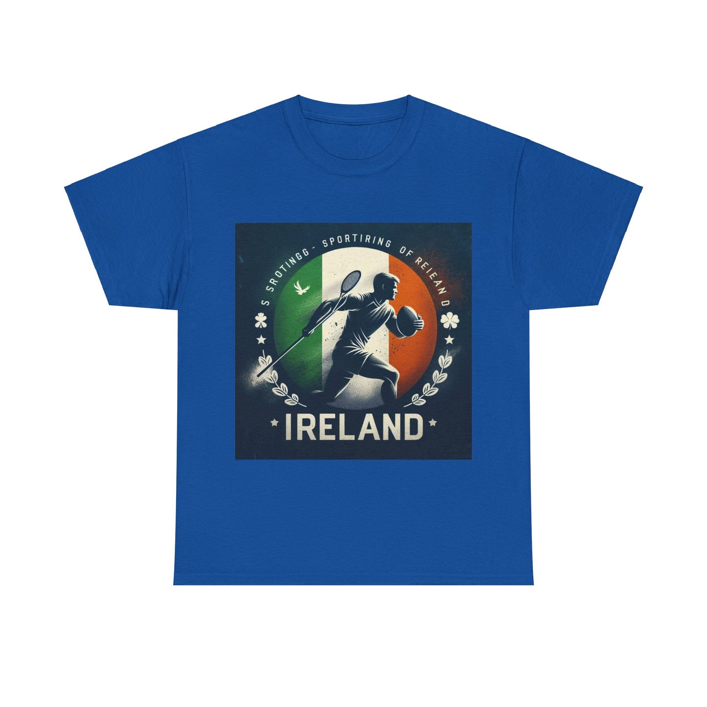 Flag Village Ireland Sporting Flag T-SHIRT Heavy Cotton Tee IRL0003