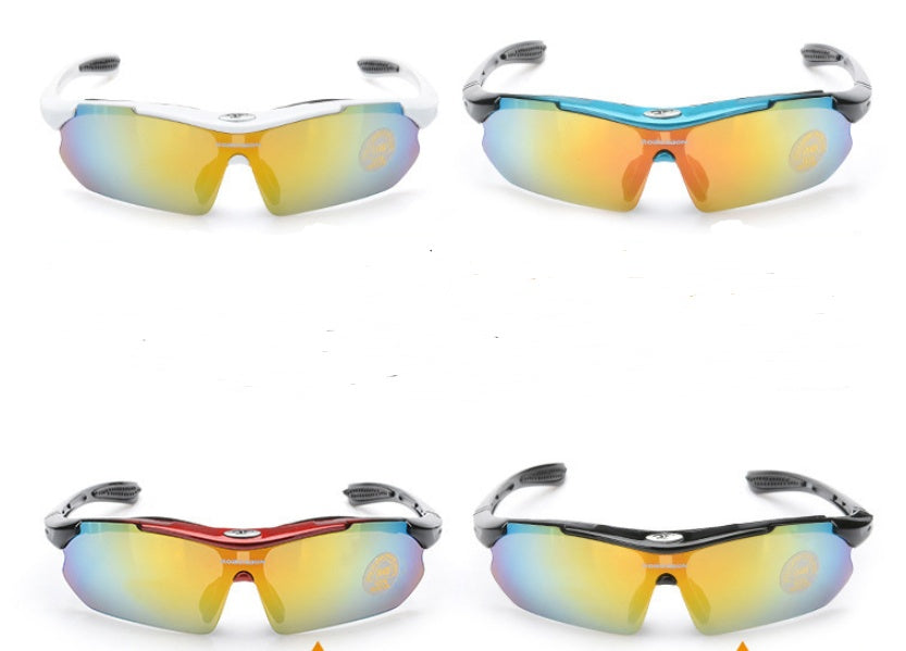 Flag Village 0089 Outdoor Sports With A Bike Bicycle Gear Box Myopia Goggles Sunglasses Polarized Riding Glasses
