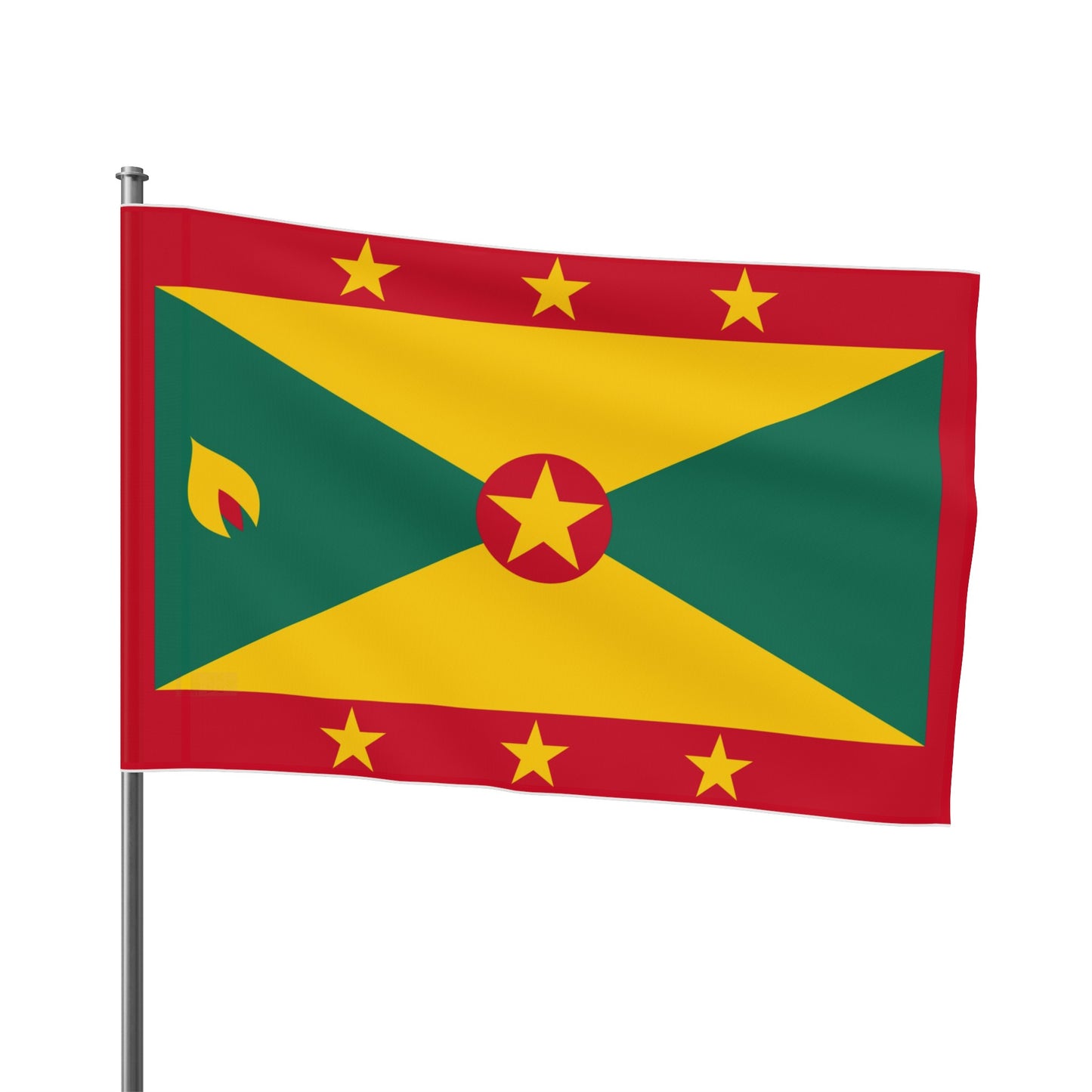 Flag Village Grenada Flag 18" x 12" / 36" x 24" / 60" x 36"