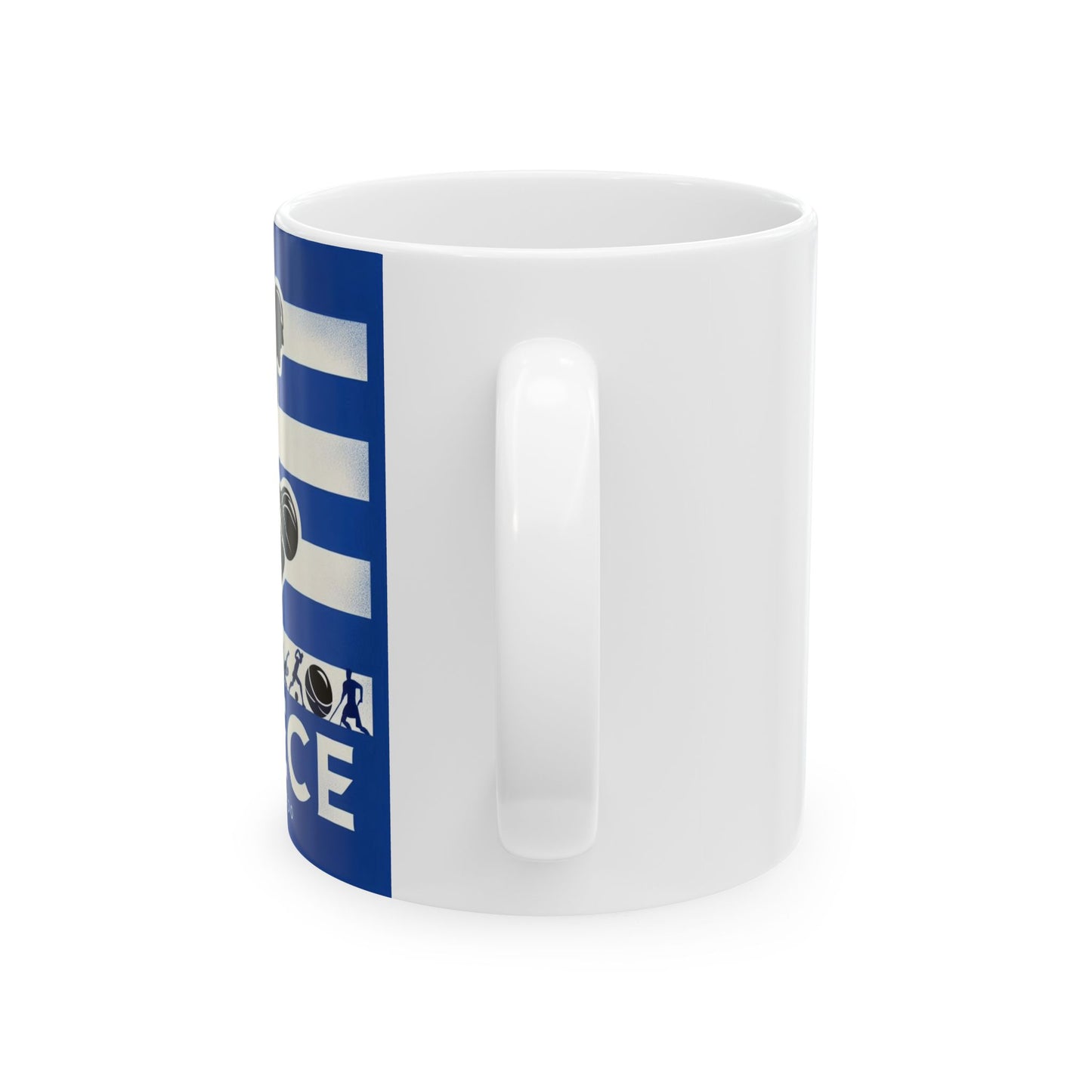 Flag Village Greece Sporting Flag Ceramic Coffee Mug 11oz FV-MG0007