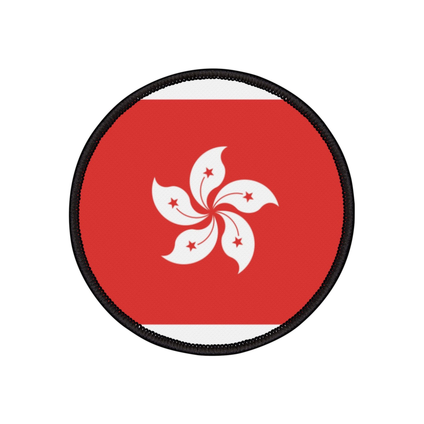 Flag Village Hong Kong Flag Embroidery Iron-On Patches