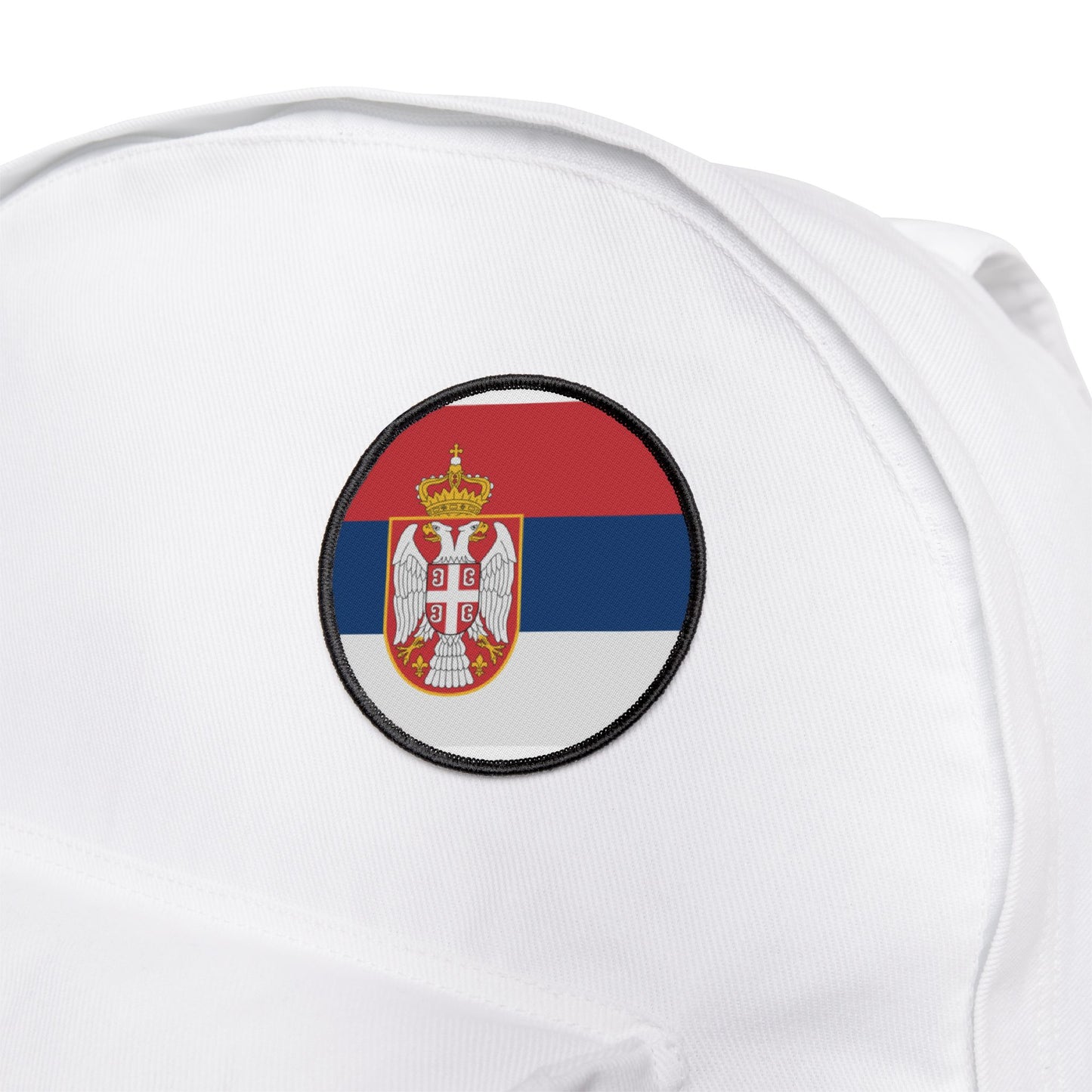 Flag Village Serbia Flag Embroidery Iron-On Patches