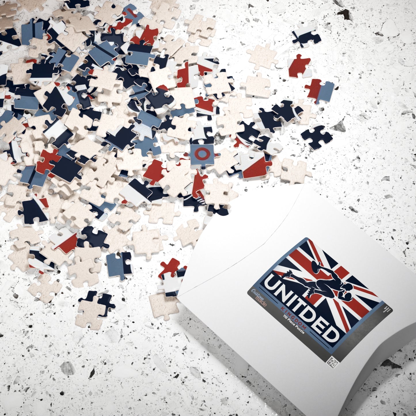 Flag Village United Kingdom Sporting Flag Puzzle (110, 252, 520, 1014-piece) UK0016