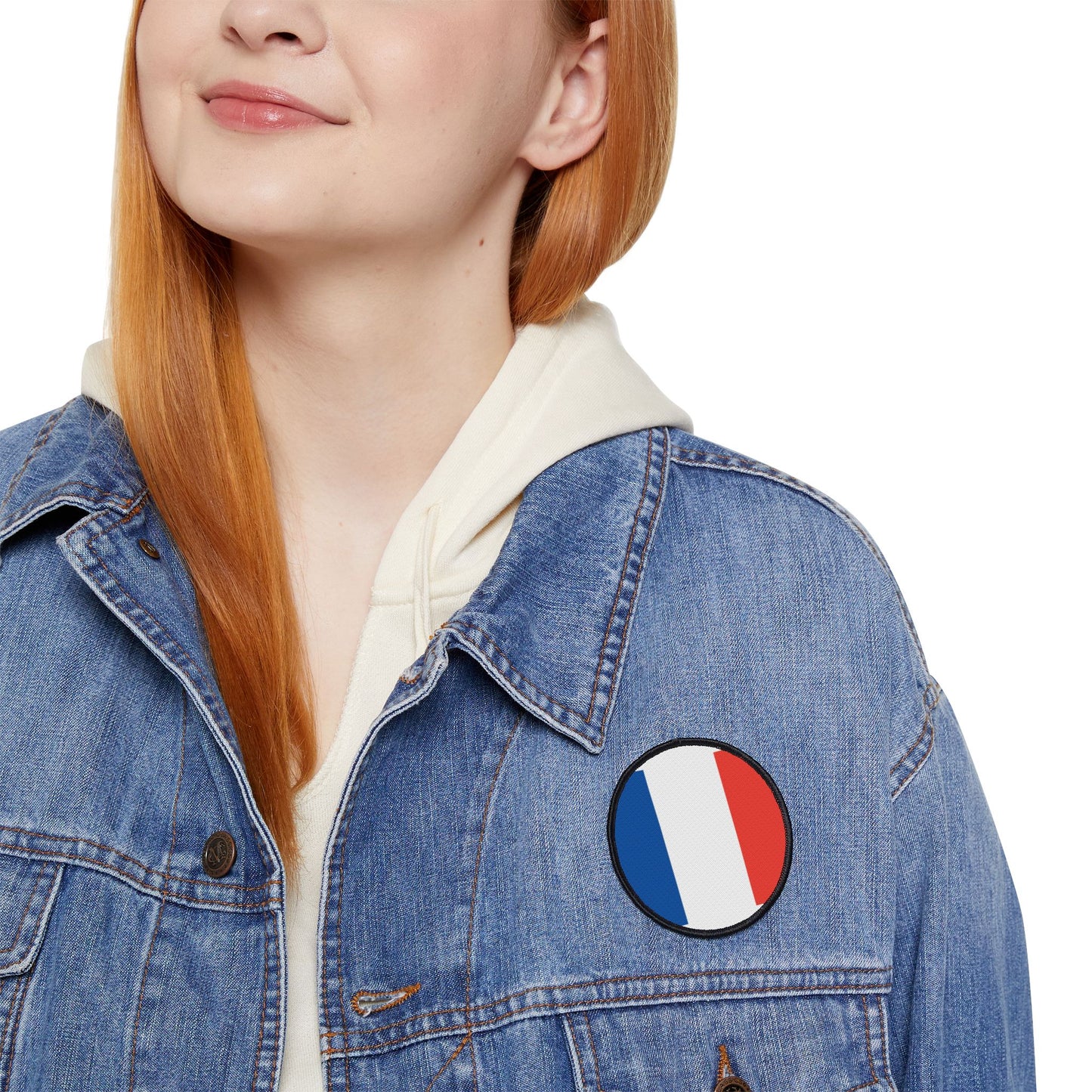 Flag Village France Flag Embroidery Iron-On Patches
