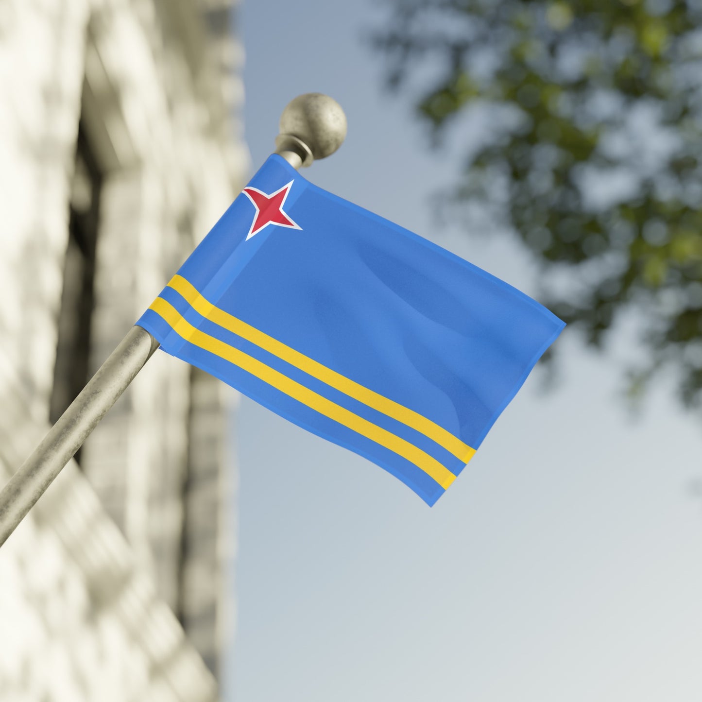 Flag Village Aruba Flag 18" x 12" / 36" x 24" / 60" x 36"