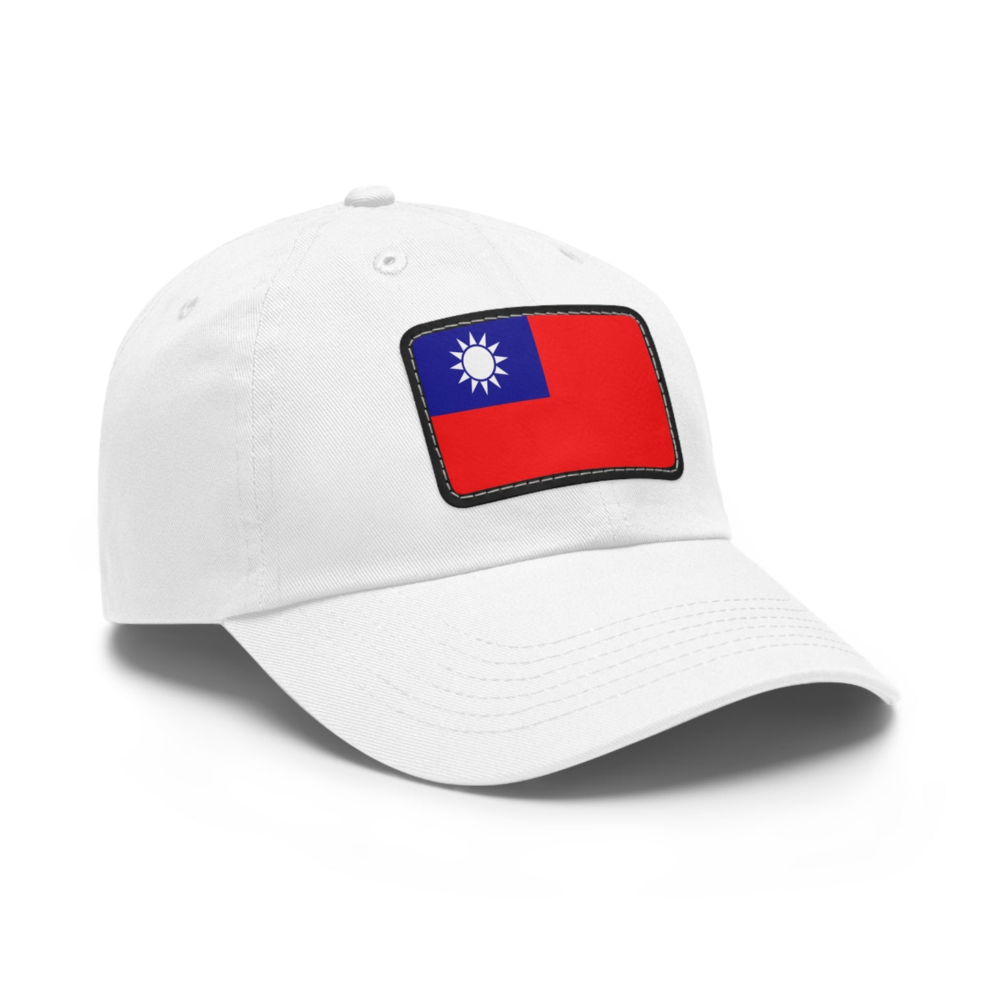 Flag Village Taiwan Flag Hat Cap with Leather Patch