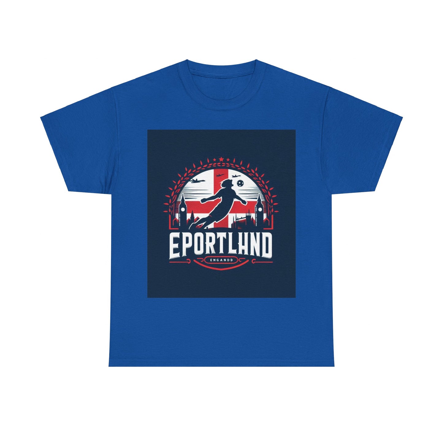Flag Village England Sporting Flag T-SHIRT Heavy Cotton Tee GBR0003