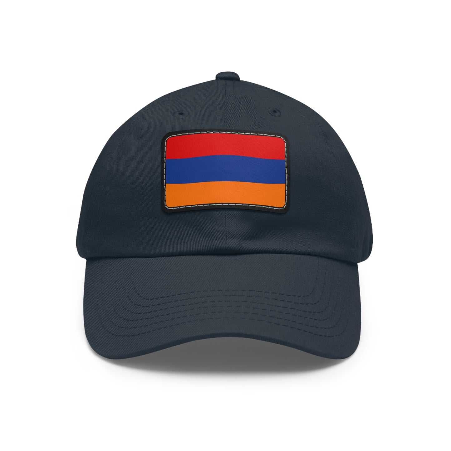 Flag Village Armenia Flag Hat Cap with Leather Patch