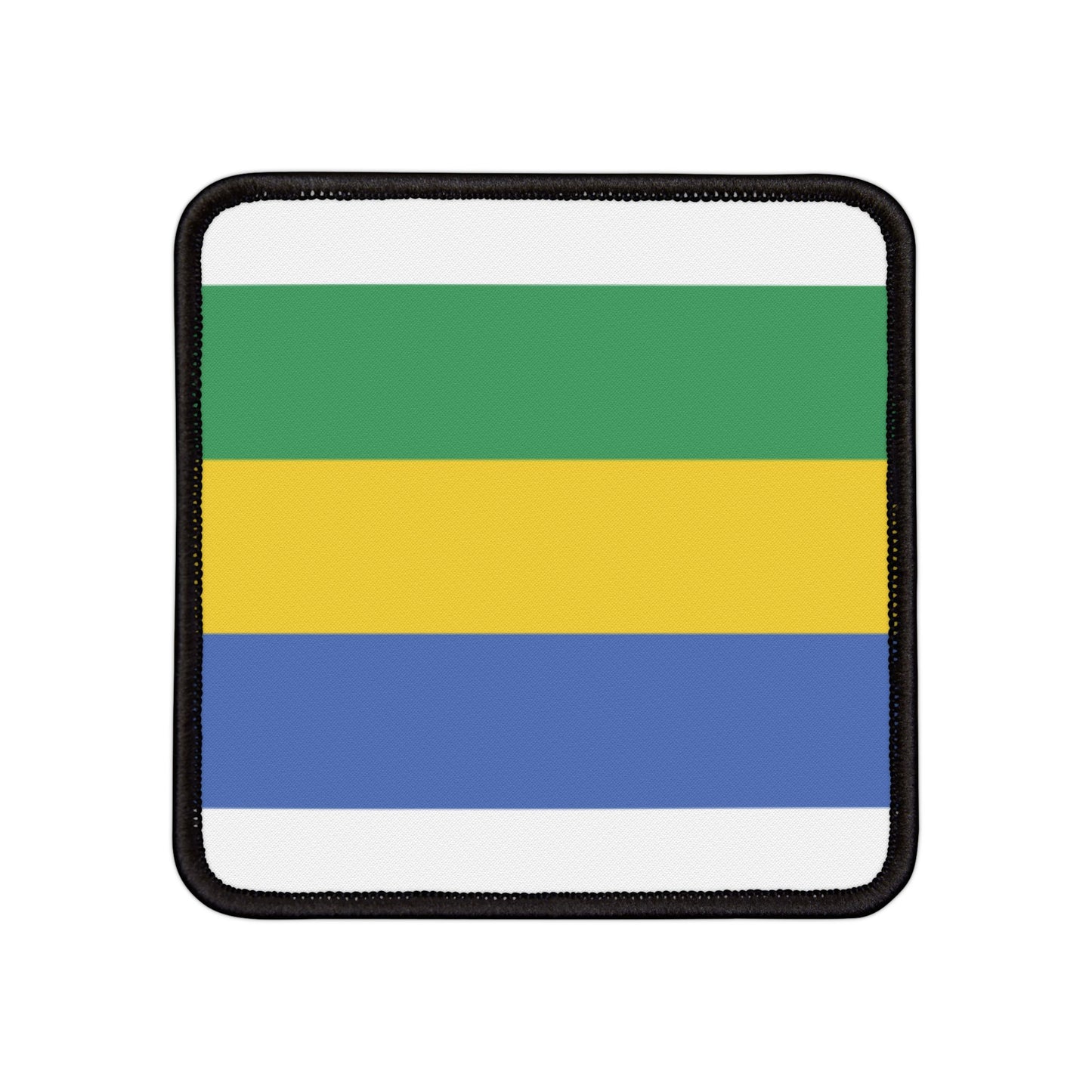 Flag Village Gabon Flag Embroidery Iron-On Patches